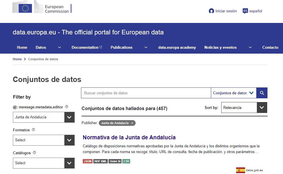 data europe andalucia