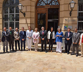 Foto de familia en la p`resentación del Congreso de Cartagena