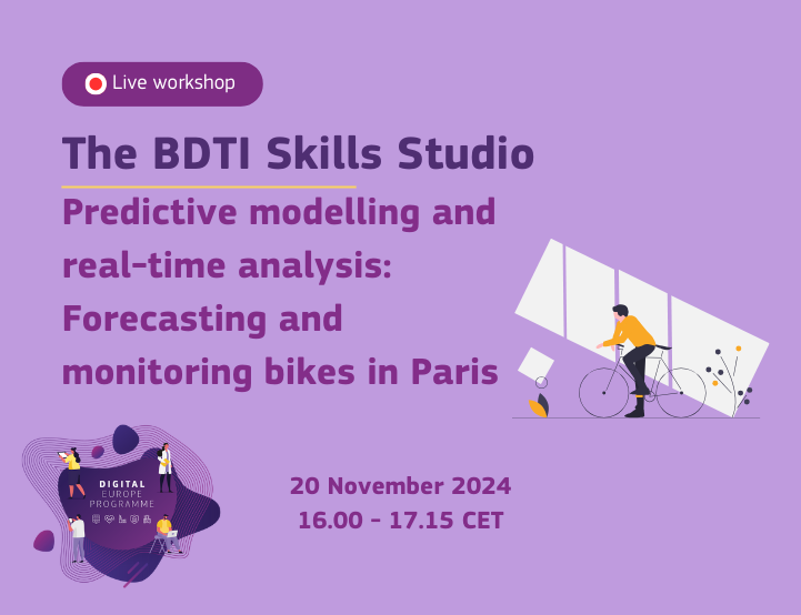 Modelado predictivo y análisis en tiempo real: previsión y seguimiento en tiempo real del uso de la bicicleta en París