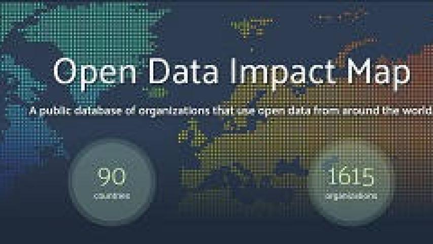 Imagen de acceso a la web del Open Data Impact Map
