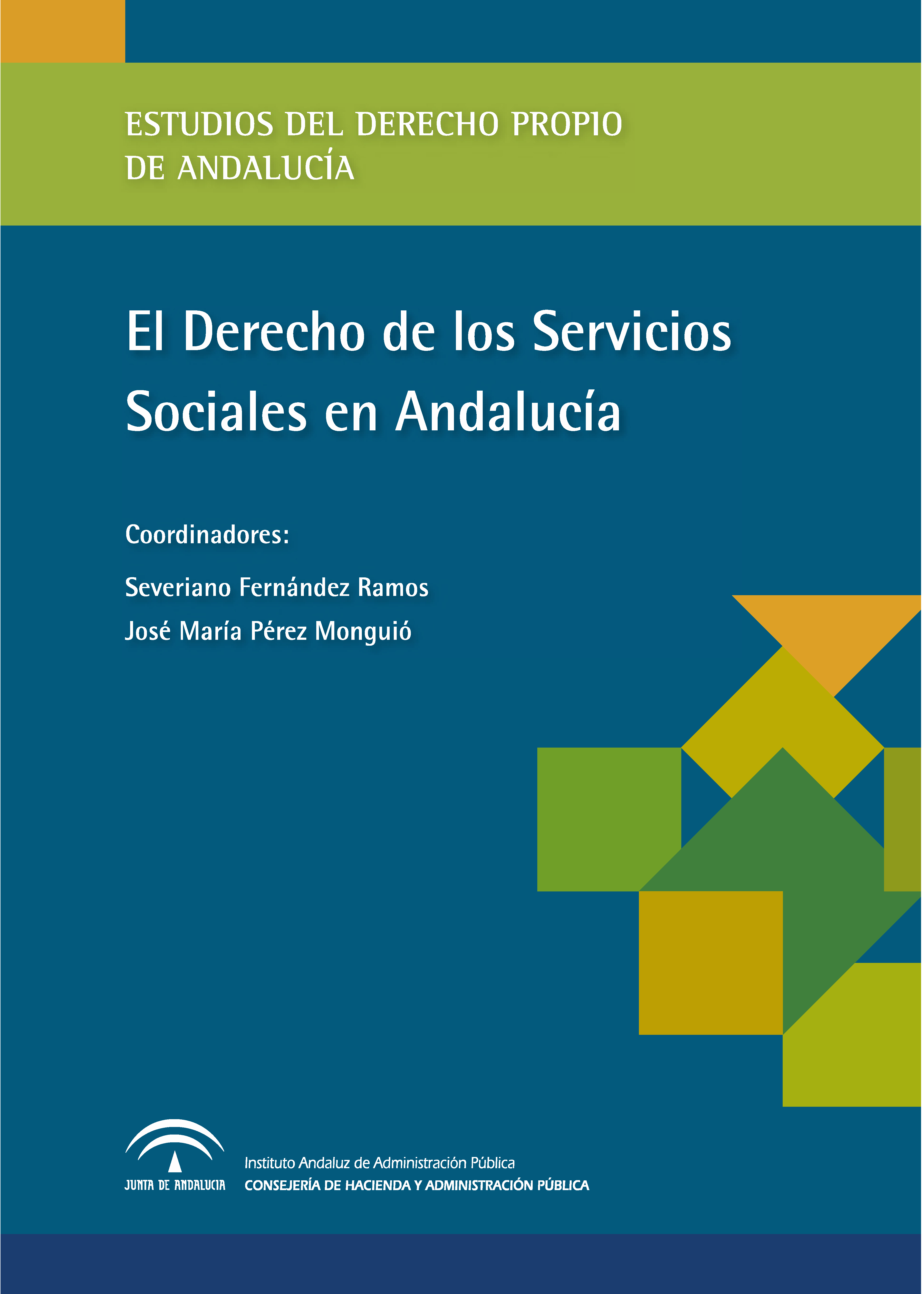 Portada de la publicación "El Derecho de los Servicios Sociales en Andalucía"