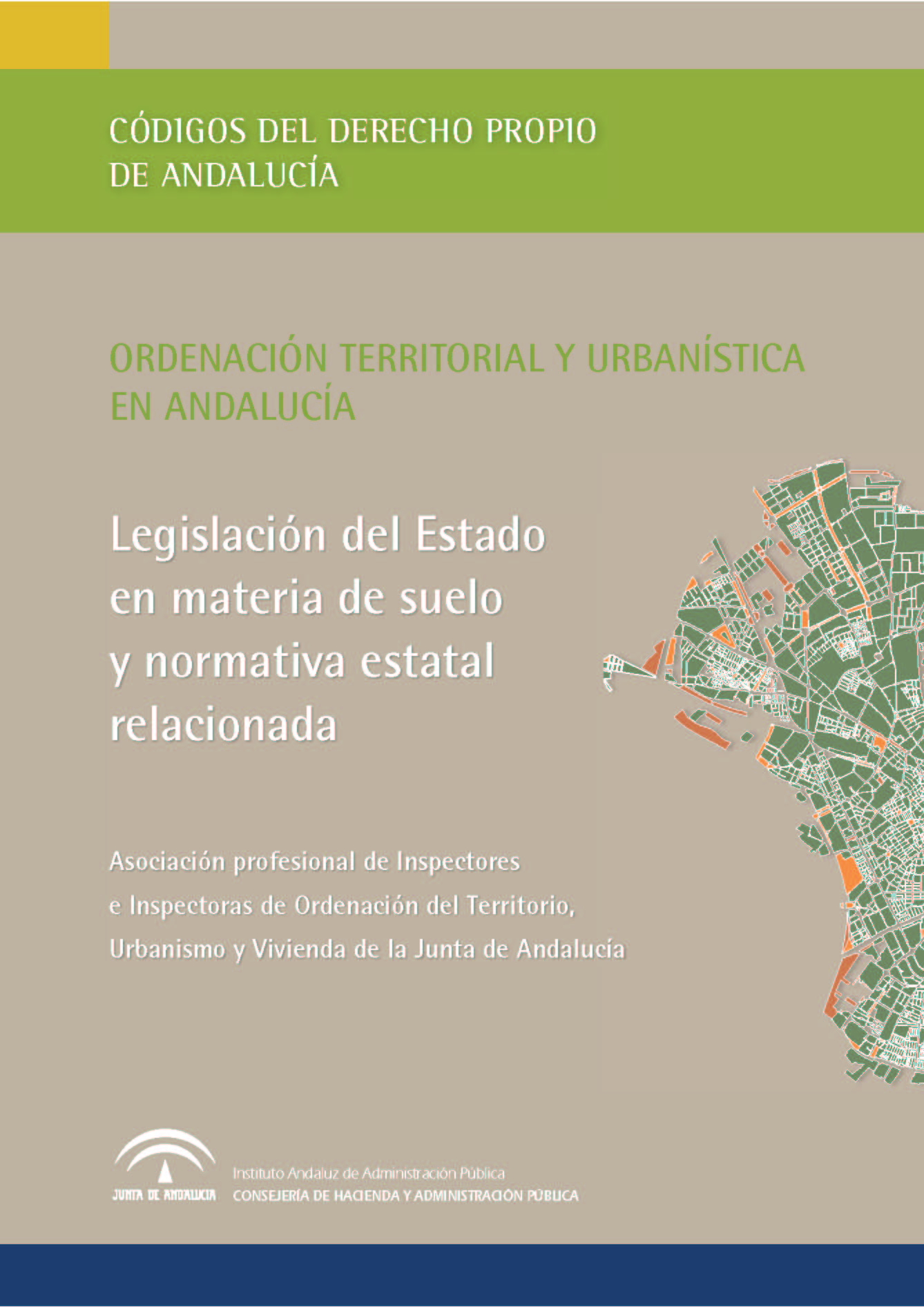 Portada de la publicación "Legislación del Estado en Materia de Suelo y Normativa Estatal Relacionada"