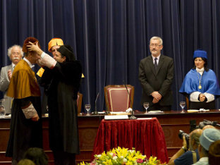 El consejero de Economía, Antonio Ávila, durante la apertura del curso 2011-2012