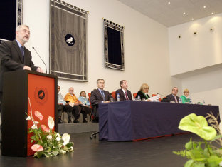 El consejero de Economía, Antonio Ávila, durante acto de apertura del inicio de 