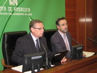 Un momento de la presentación de los proyectos de investigación en olivicultura 