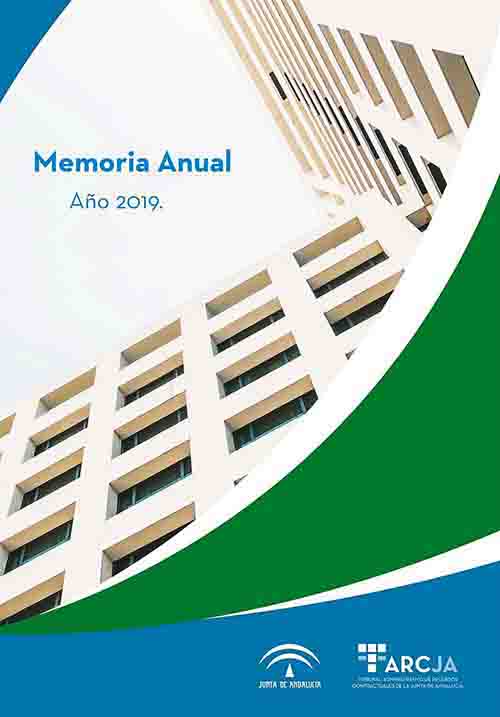 Cubierta de la Memoria Anual 2019 del TARCJA