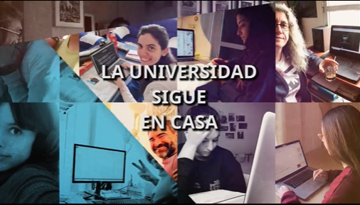 La universidad sigue en casa