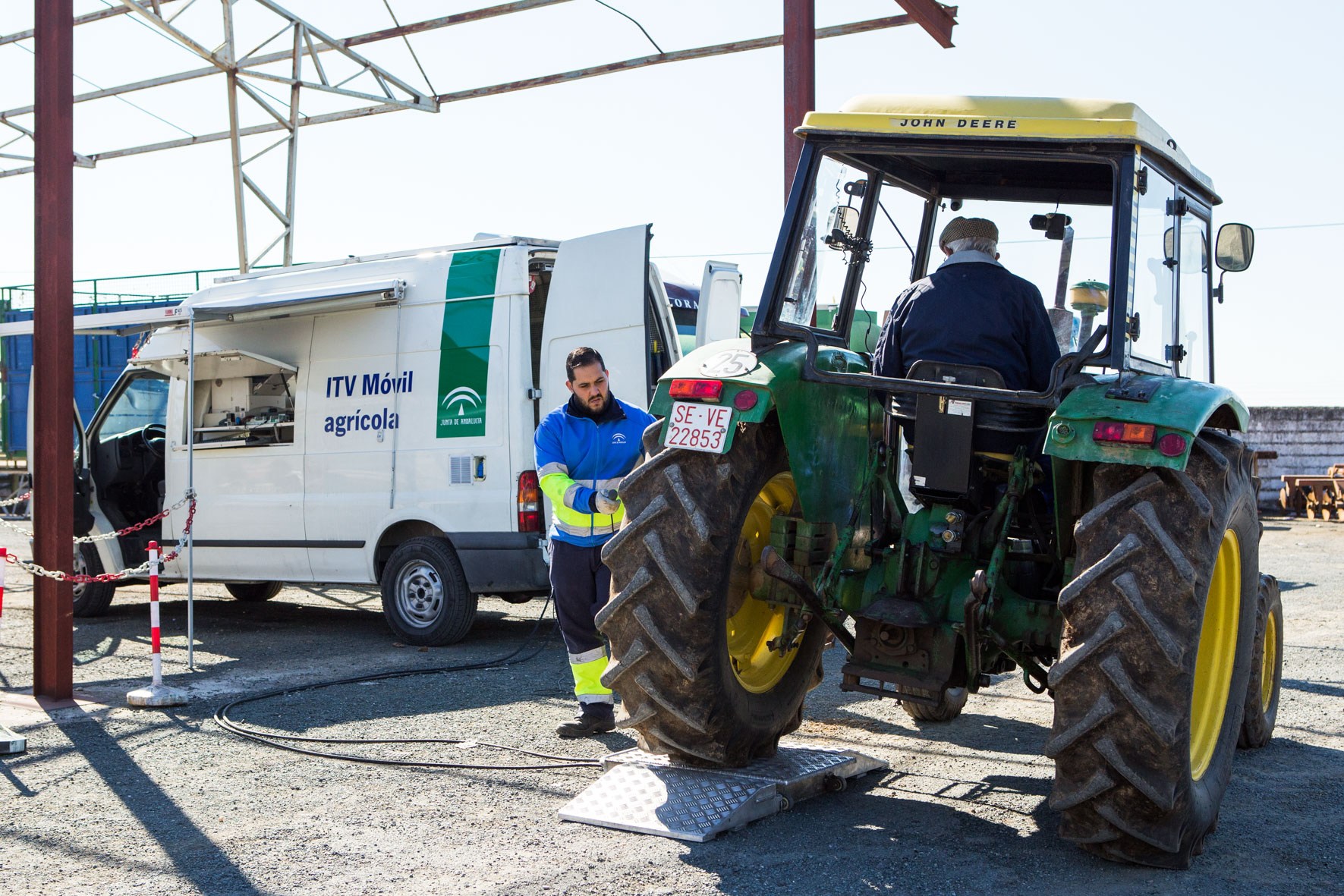 La ITV agrícola realiza un 23% más de inspecciones durante la campaña de la aceituna.