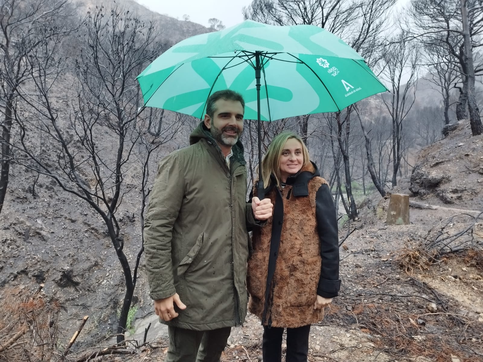 Ramón Fernández-Pacheco anuncia el inicio de la obras de emergencia en Los Guájares.