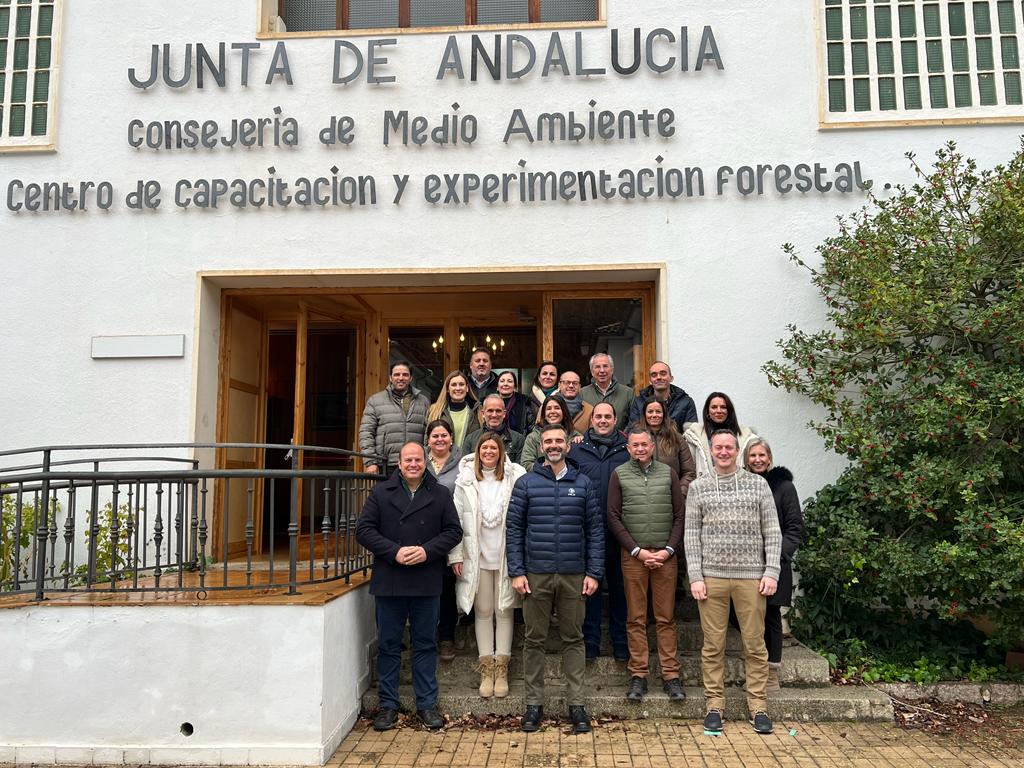 Foto de familia del equipo de dirección de la Consejería.