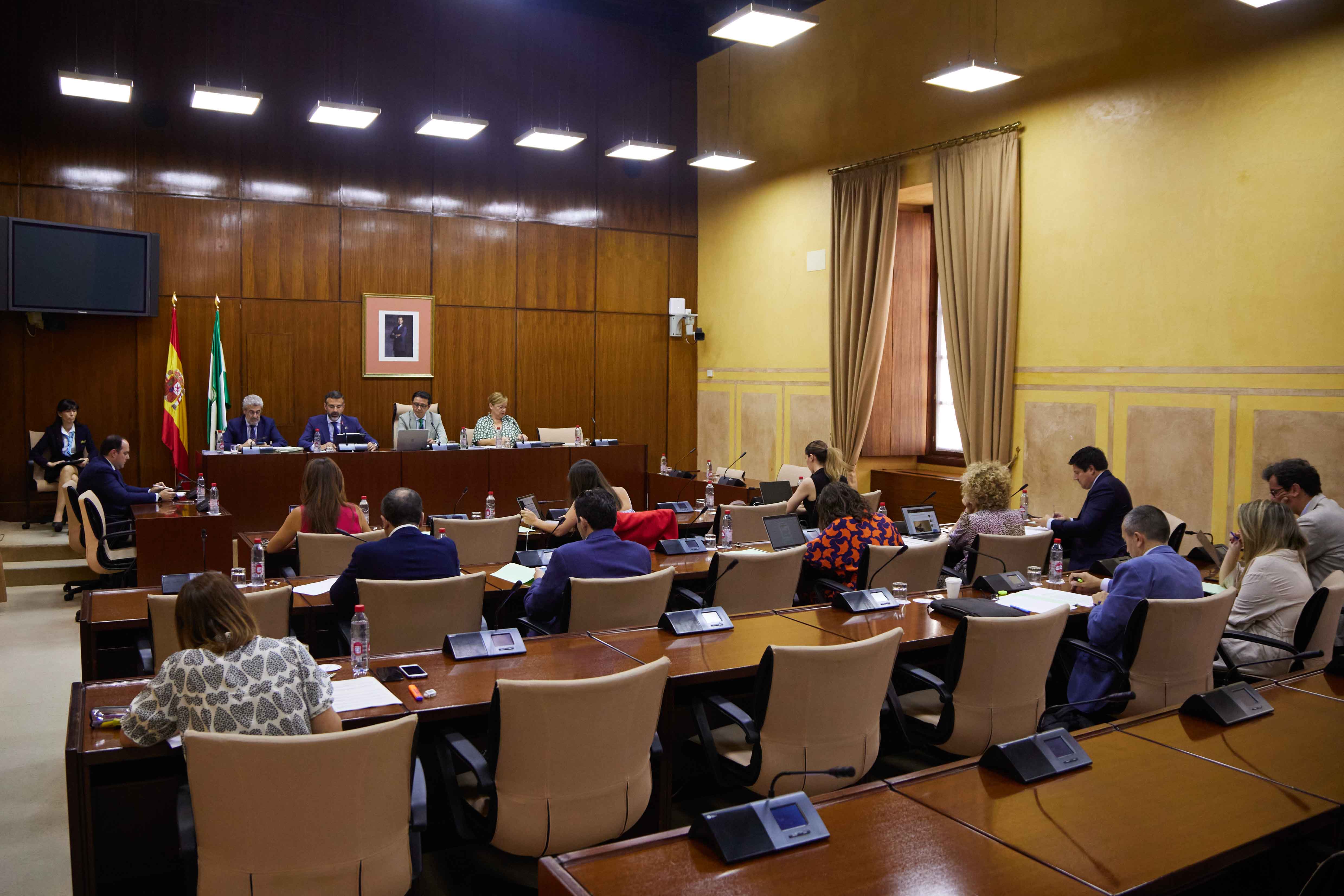 Vista de la comisión de Sostenibilidad, Medio Ambiente y Economía Azul. 