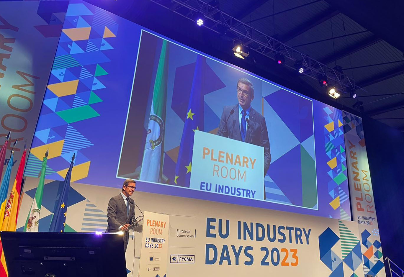 El consejero de Industria, Energía y Minas, Jorge Paradela, participa en la apertura de los ‘Industry Days’ que organiza en Málaga la CE.