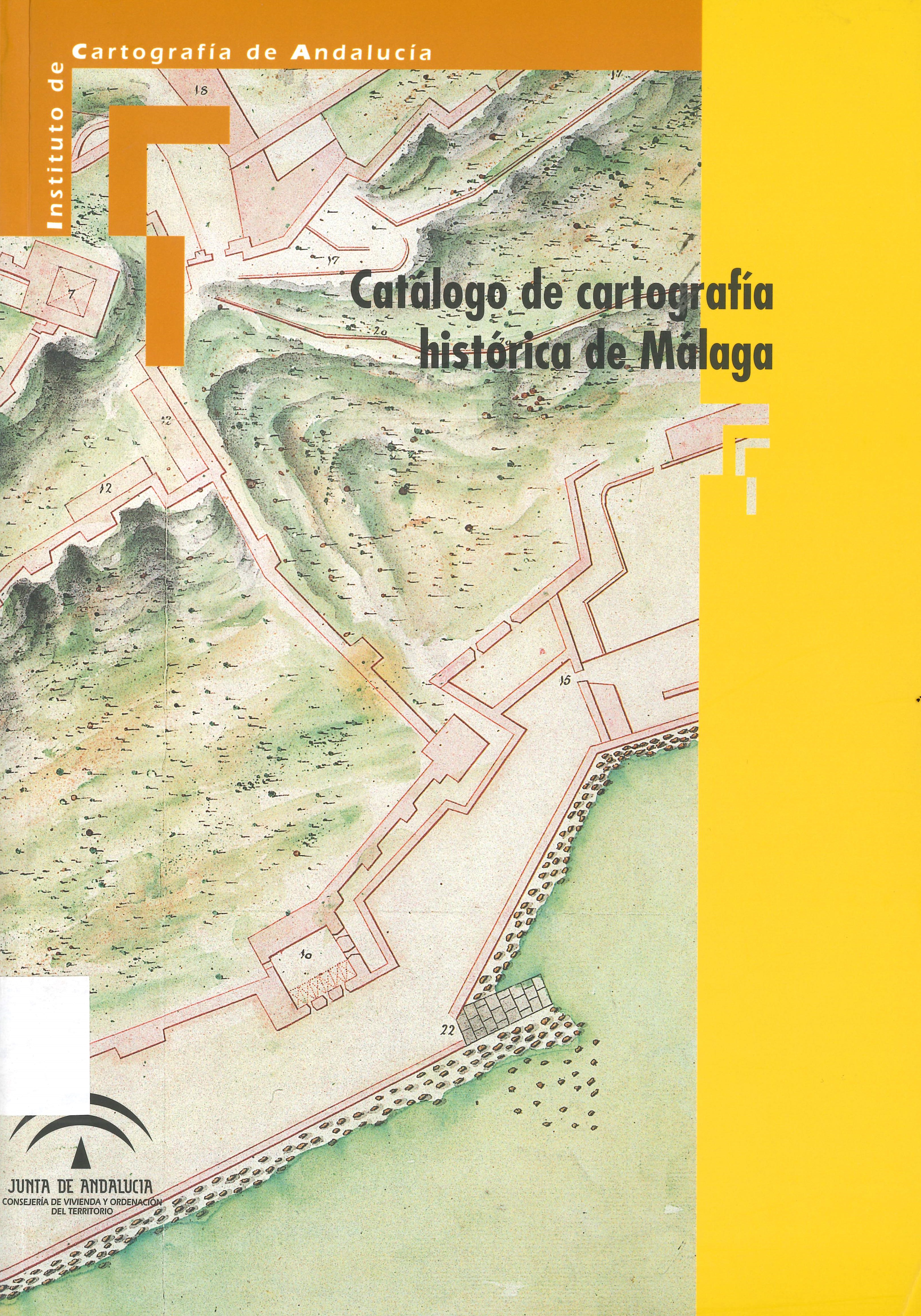 Imagen representativa de la publicación Catálogo de cartografía histórica de Málaga