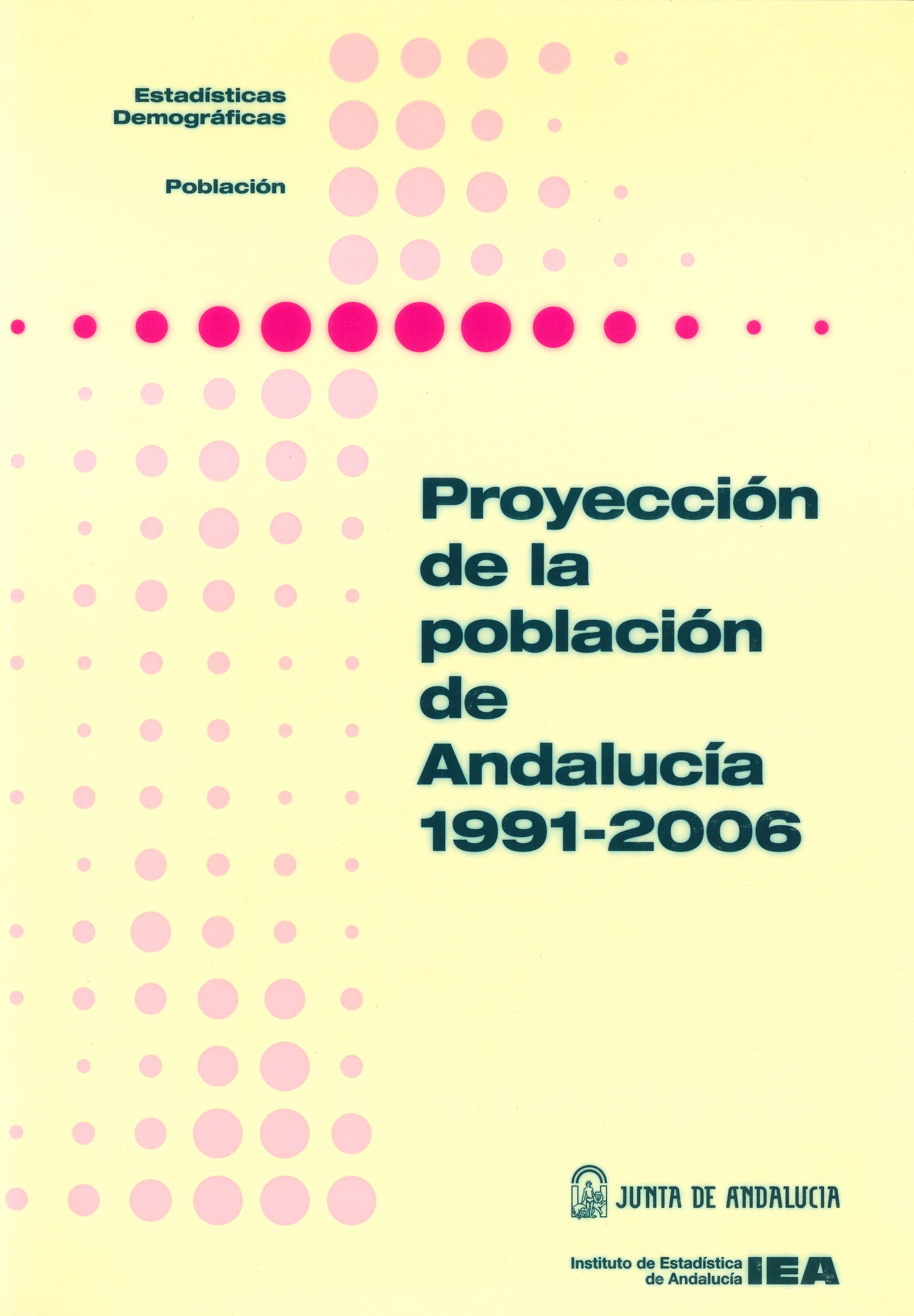 Imagen representativa de la publicación Proyección de la población de Andalucía 1991-2006