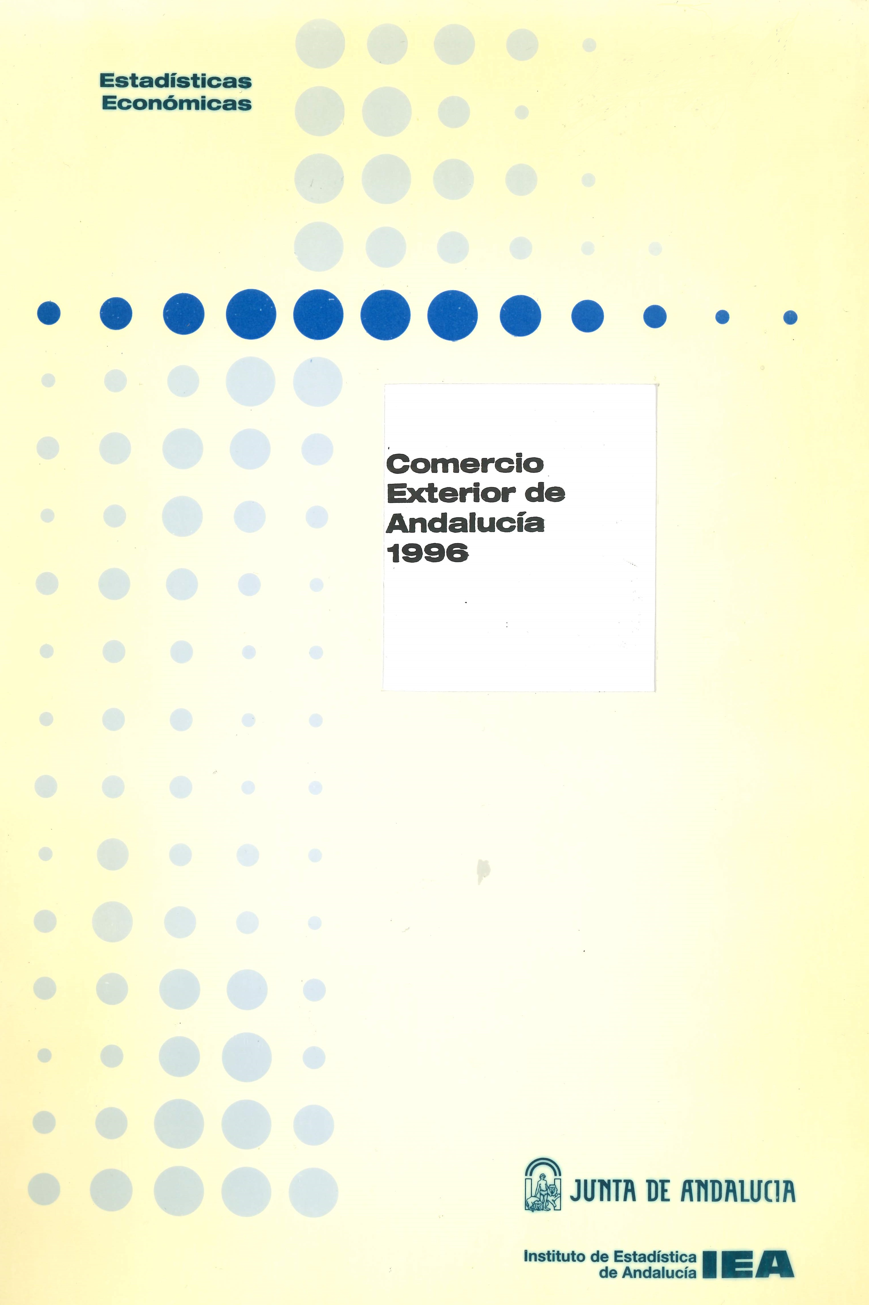 Imagen representativa de la publicación Comercio exterior de Andalucía 1996