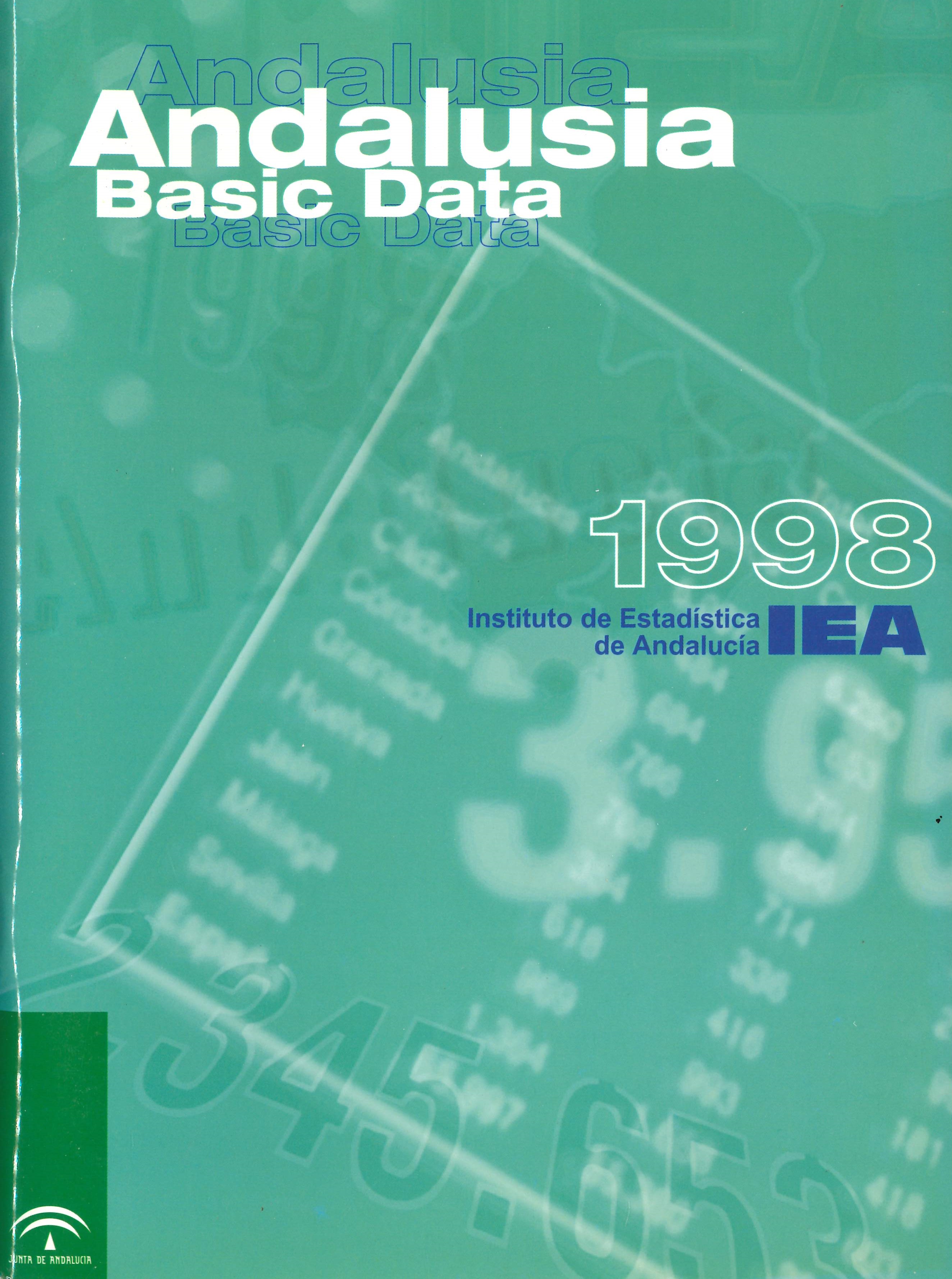 Imagen representativa de la publicación Andalusia: basic data 1998