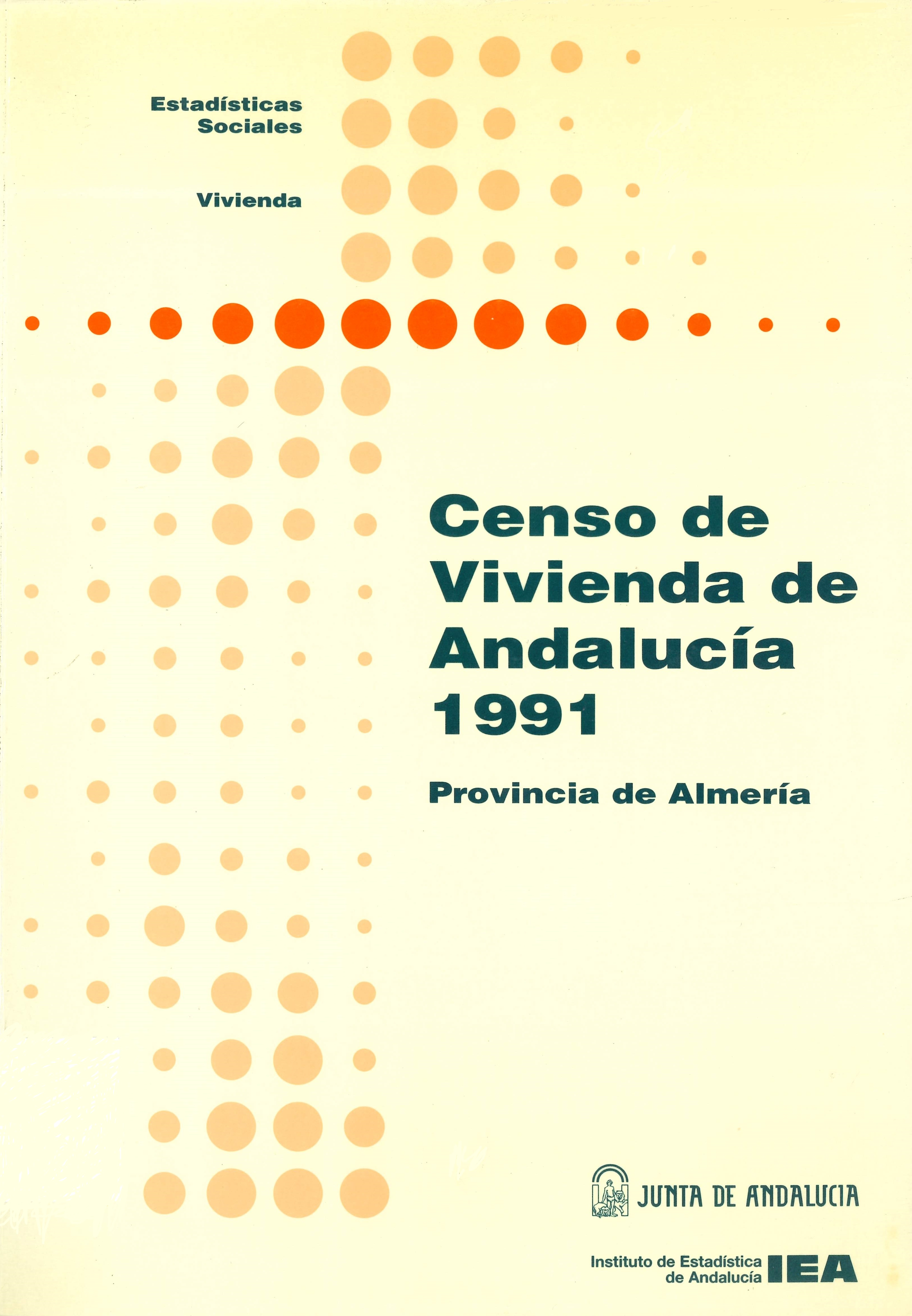 Imagen representativa de la publicación Censo de vivienda de Andalucía 1991