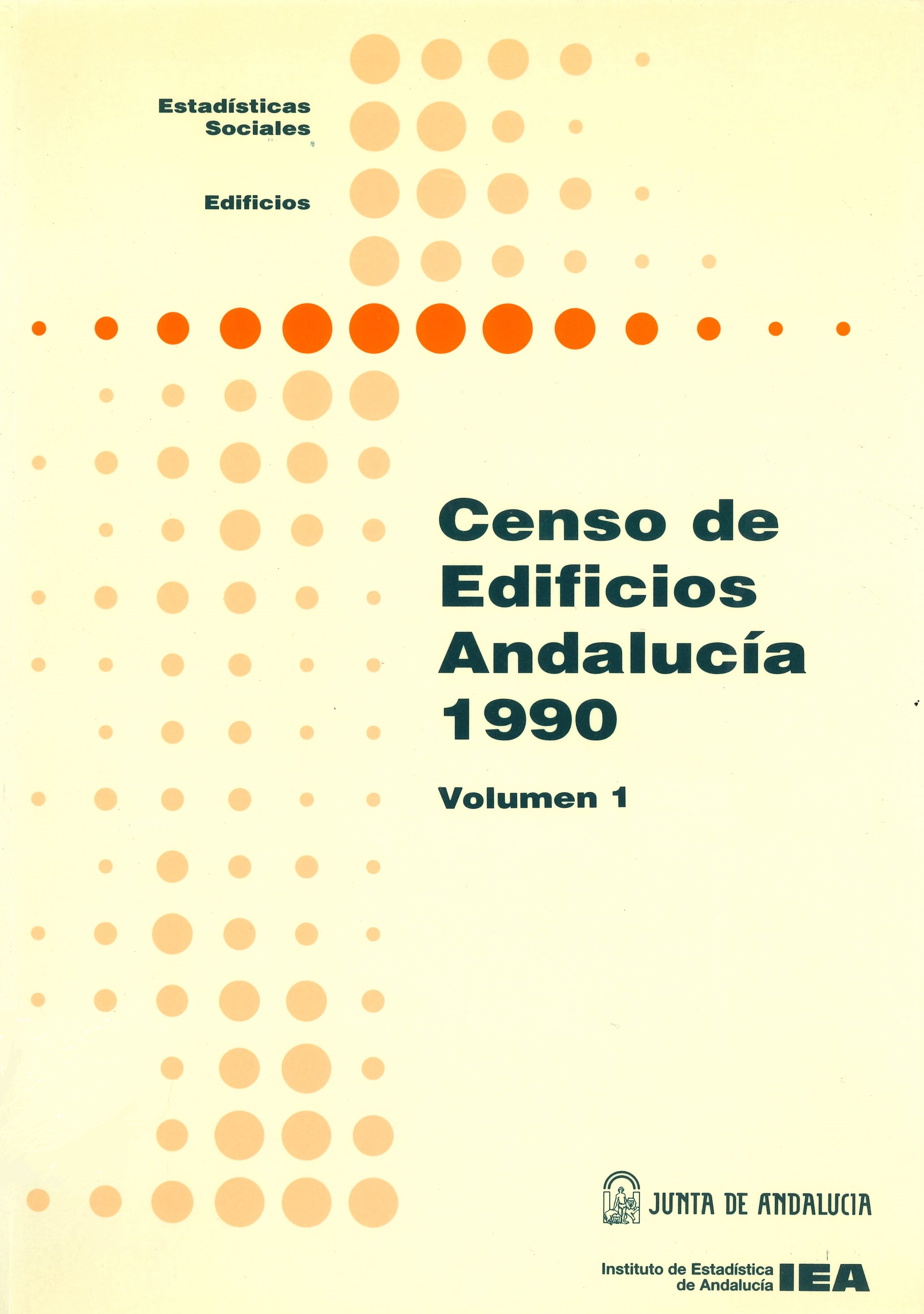 Imagen representativa de la publicación Censo de edificios de Andalucía 1990