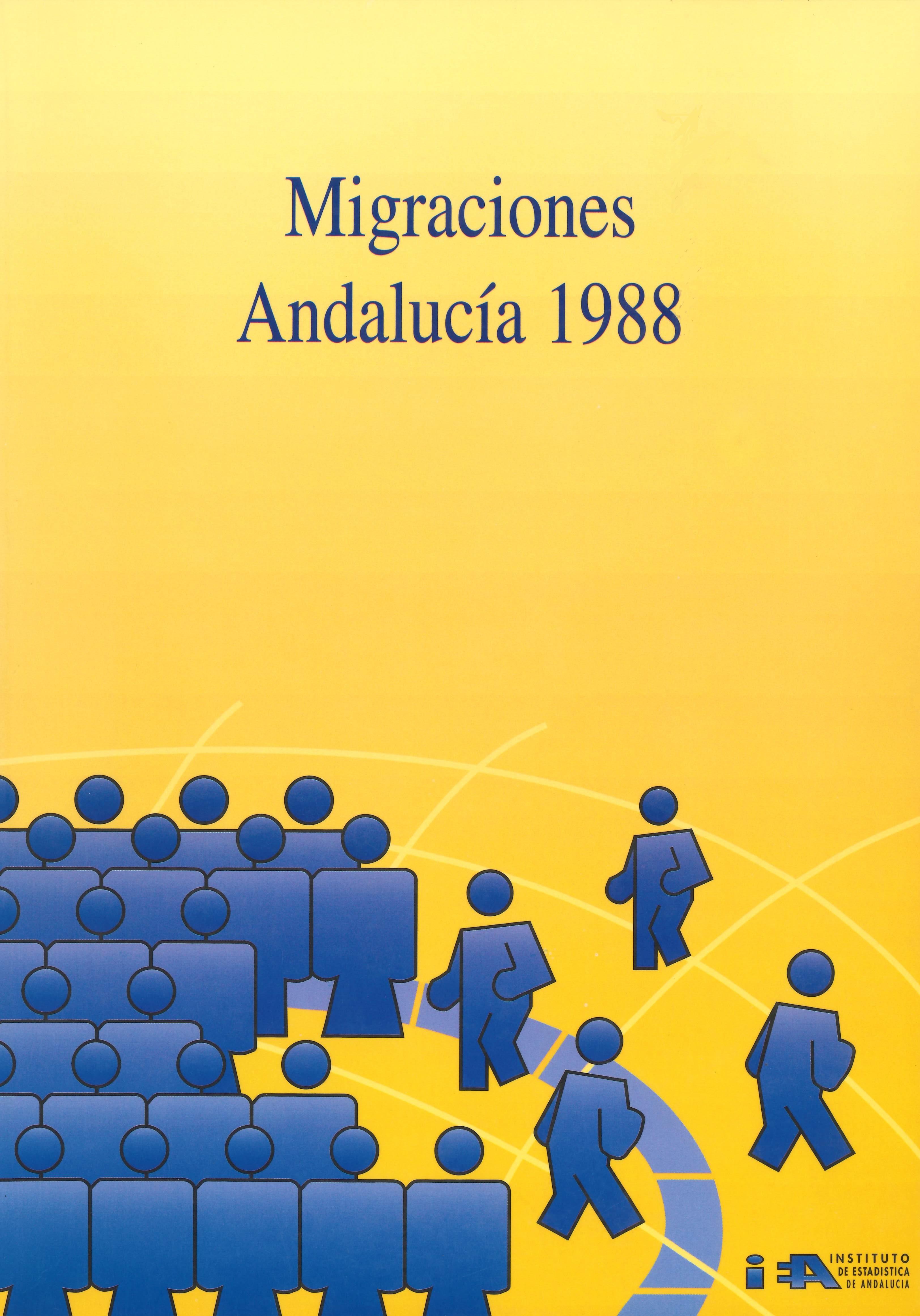 Imagen representativa de la publicación Migraciones Andalucía 1988