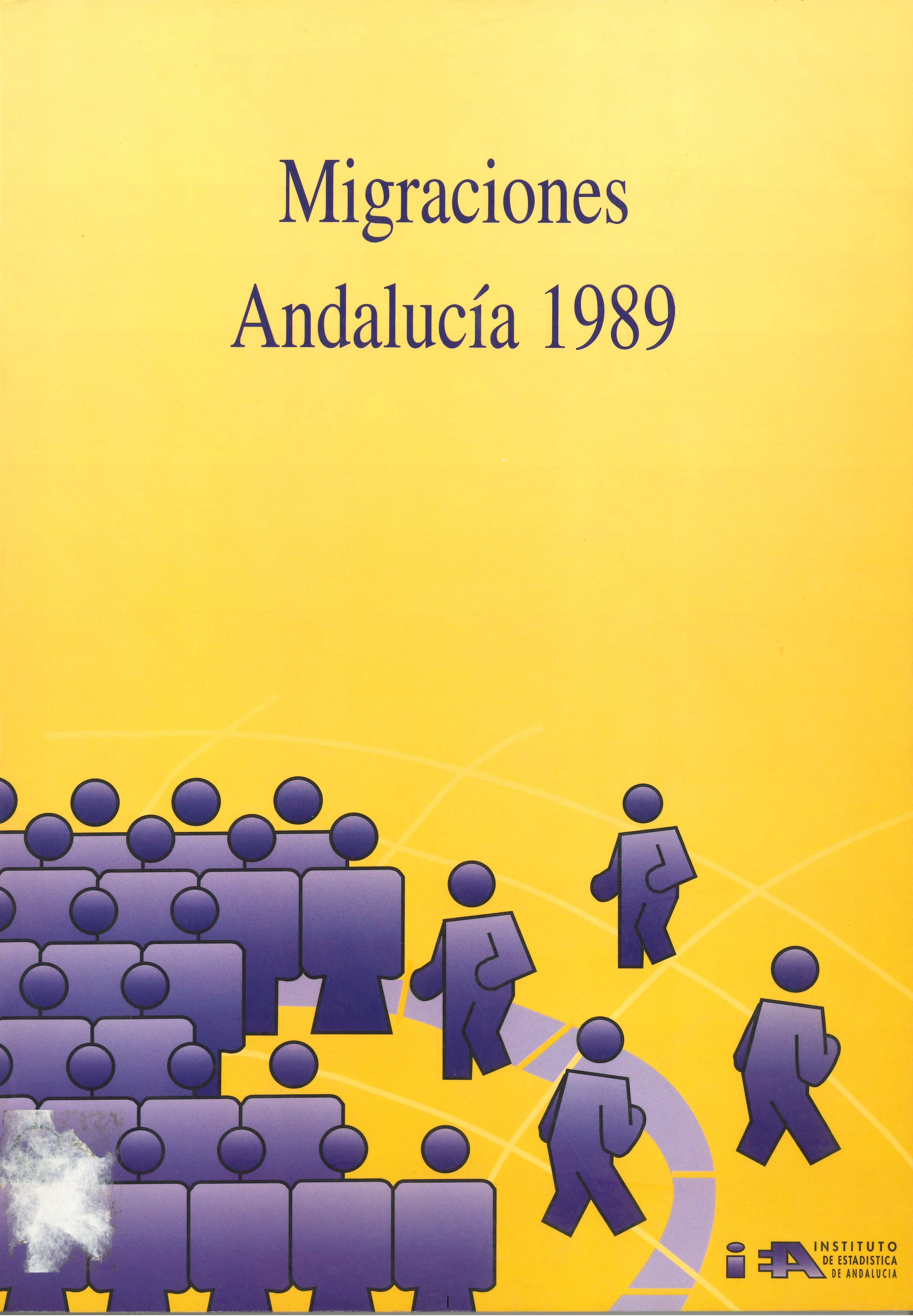 Imagen representativa de la publicación Migraciones Andalucía 1989