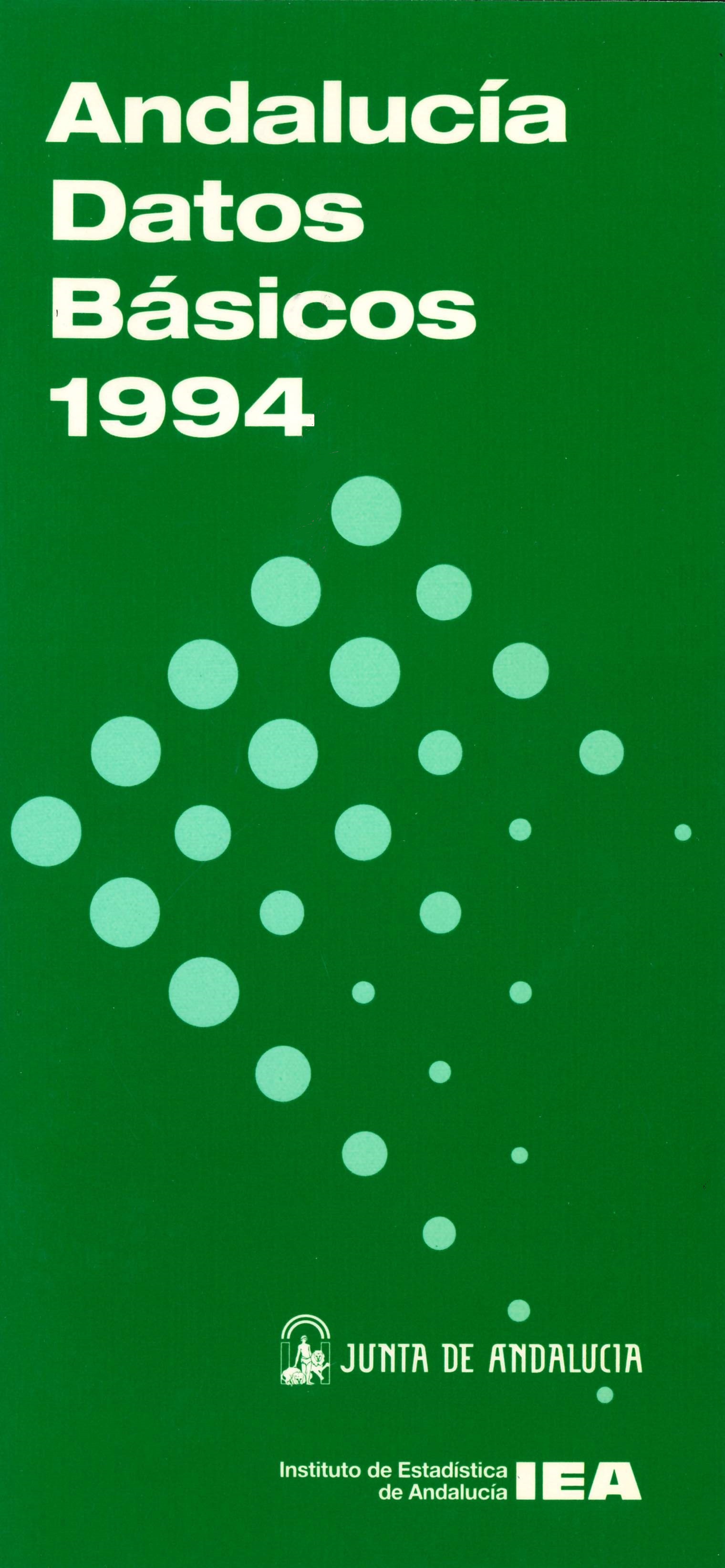 Imagen representativa de la publicación Andalucía: datos básicos 1994