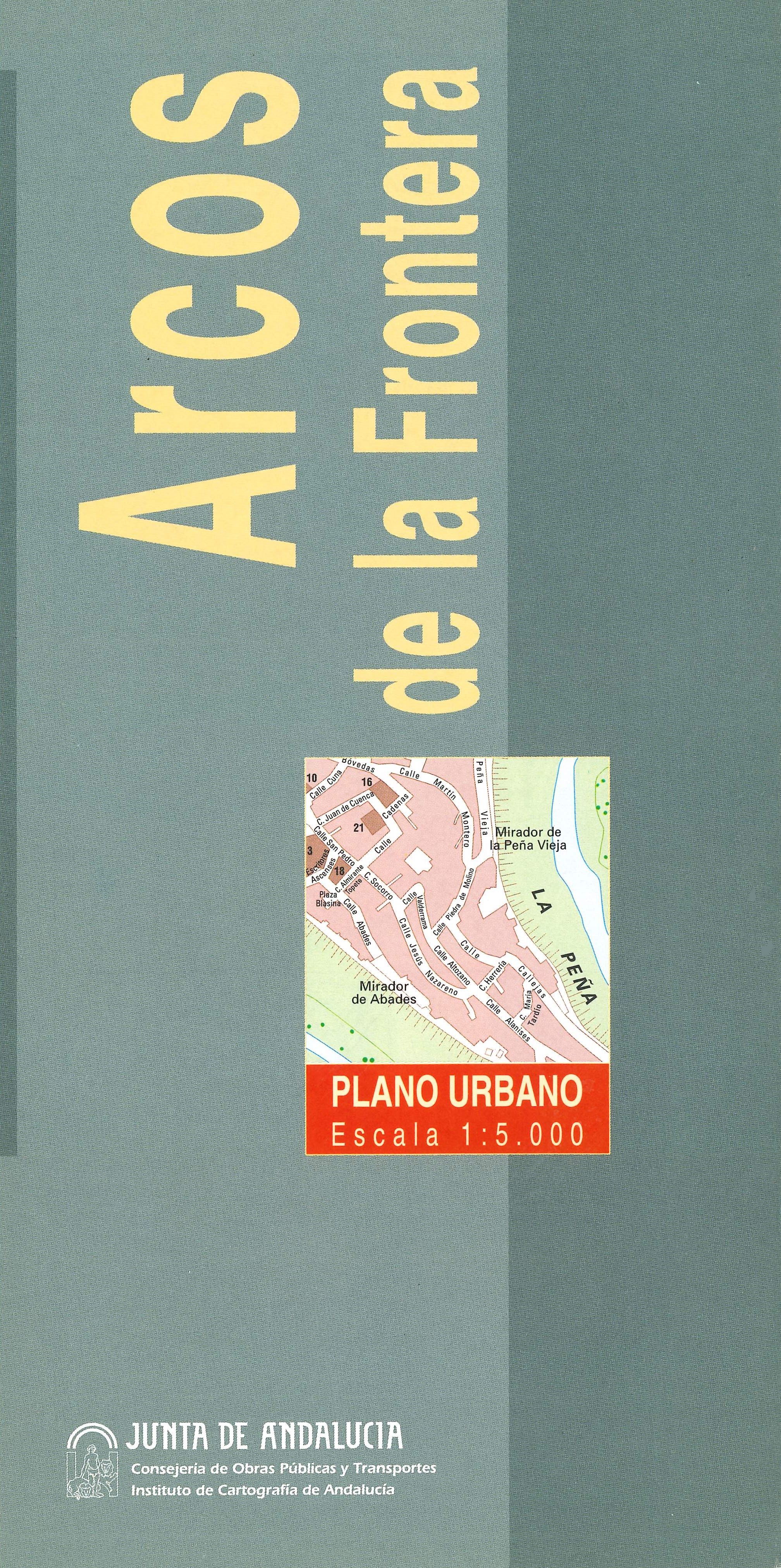 Imagen representativa del mapa Arcos de la Frontera: plano urbano, escala 1:5.000_1995