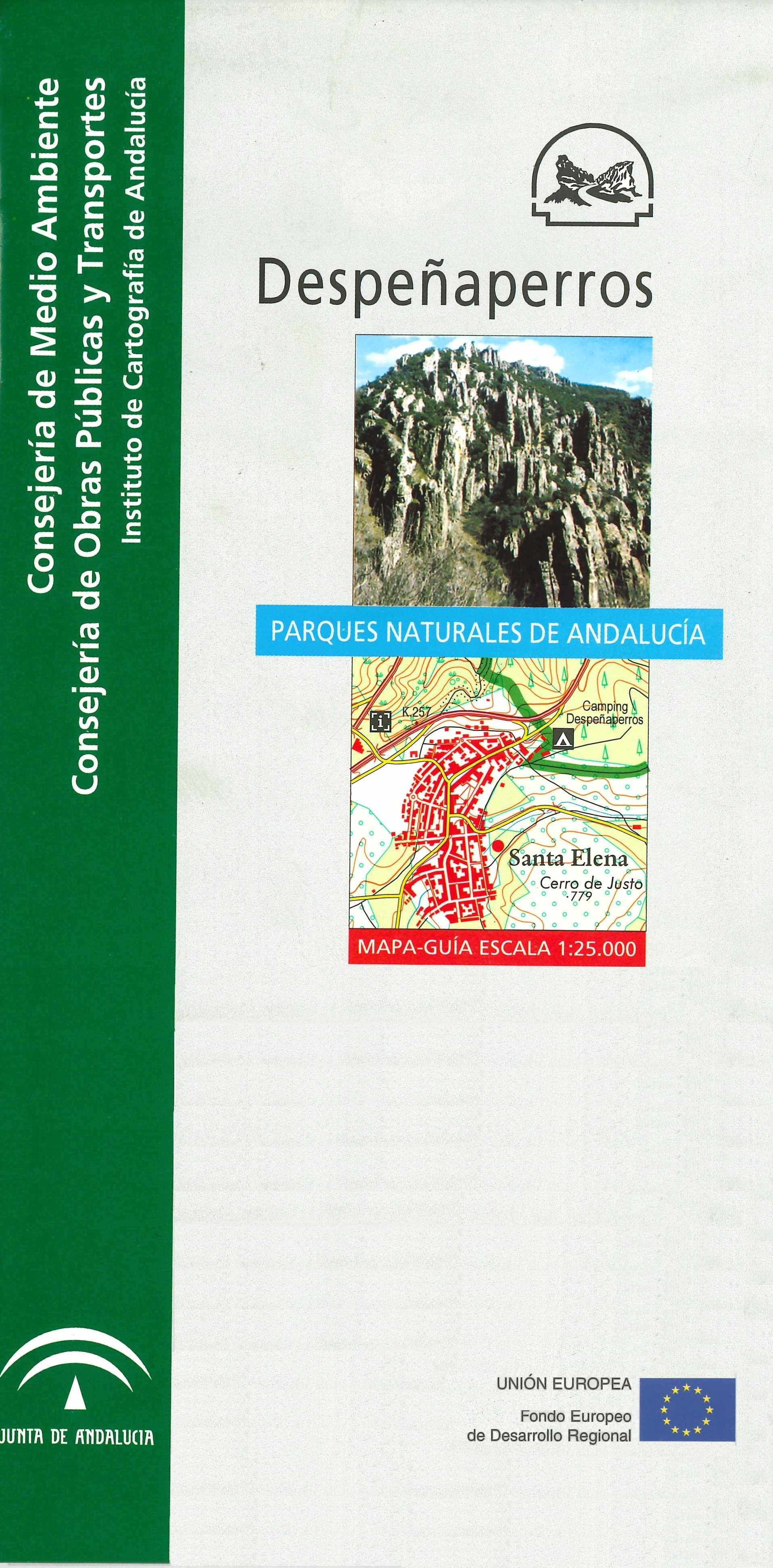 Imagen representativa del mapa Despeñaperros: mapa-guía, escala 1:25.000_2003