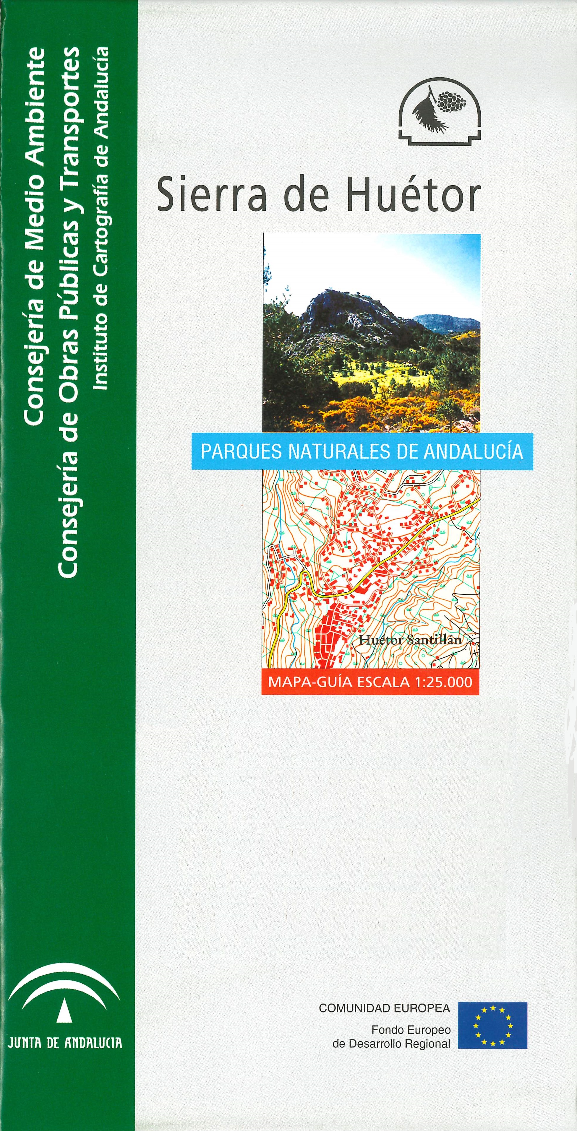 Imagen representativa del mapa Sierra de Huétor: mapa-guía, escala 1:25.000_2003