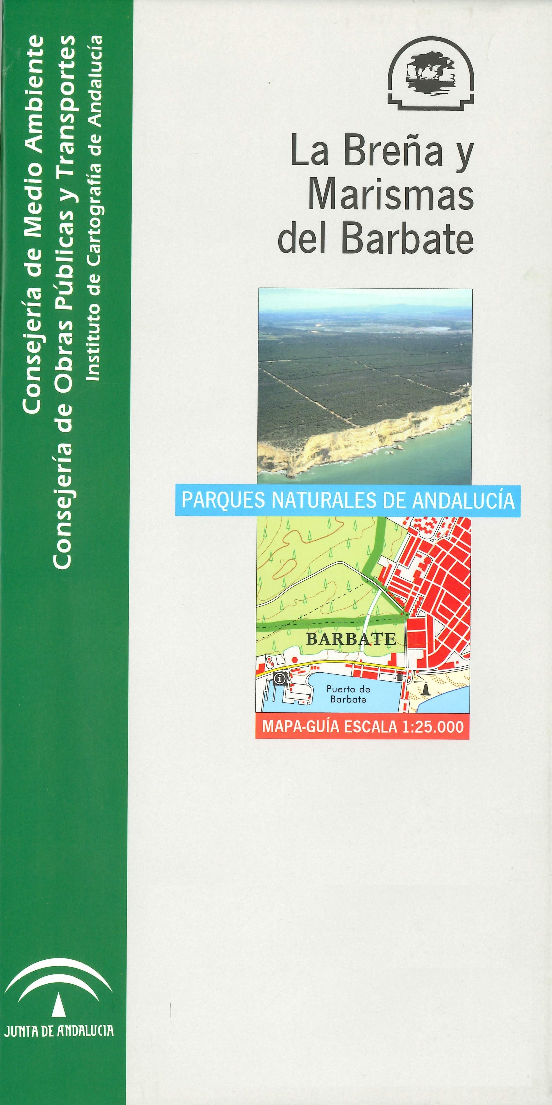 Imagen representativa del mapa La Breña y Marismas del Barbate: mapa-guía, escala 1:25.000_2005