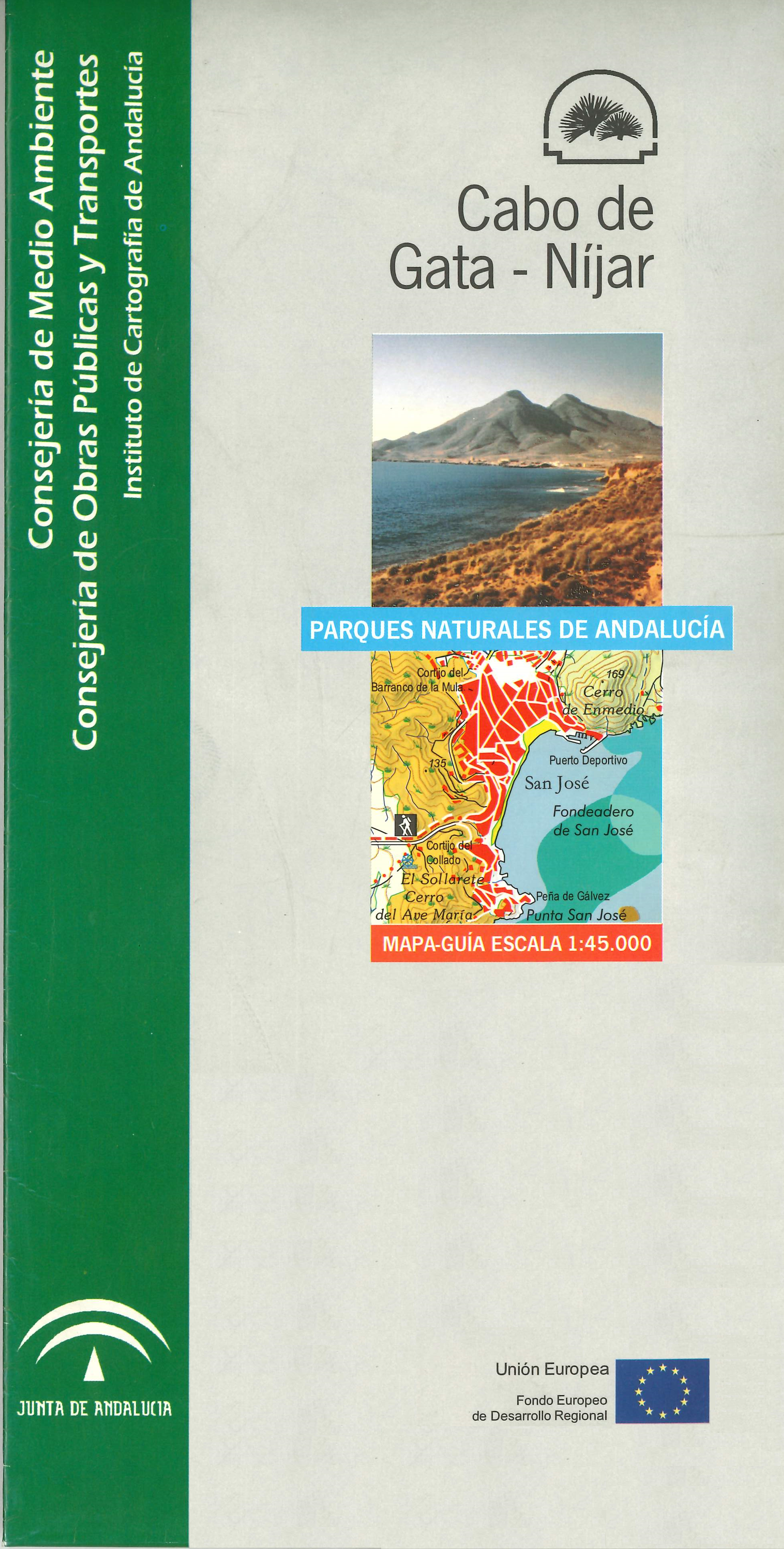 Imagen representativa del mapa Cabo de Gata-Níjar: mapa-guía, escala 1:45.000_2005