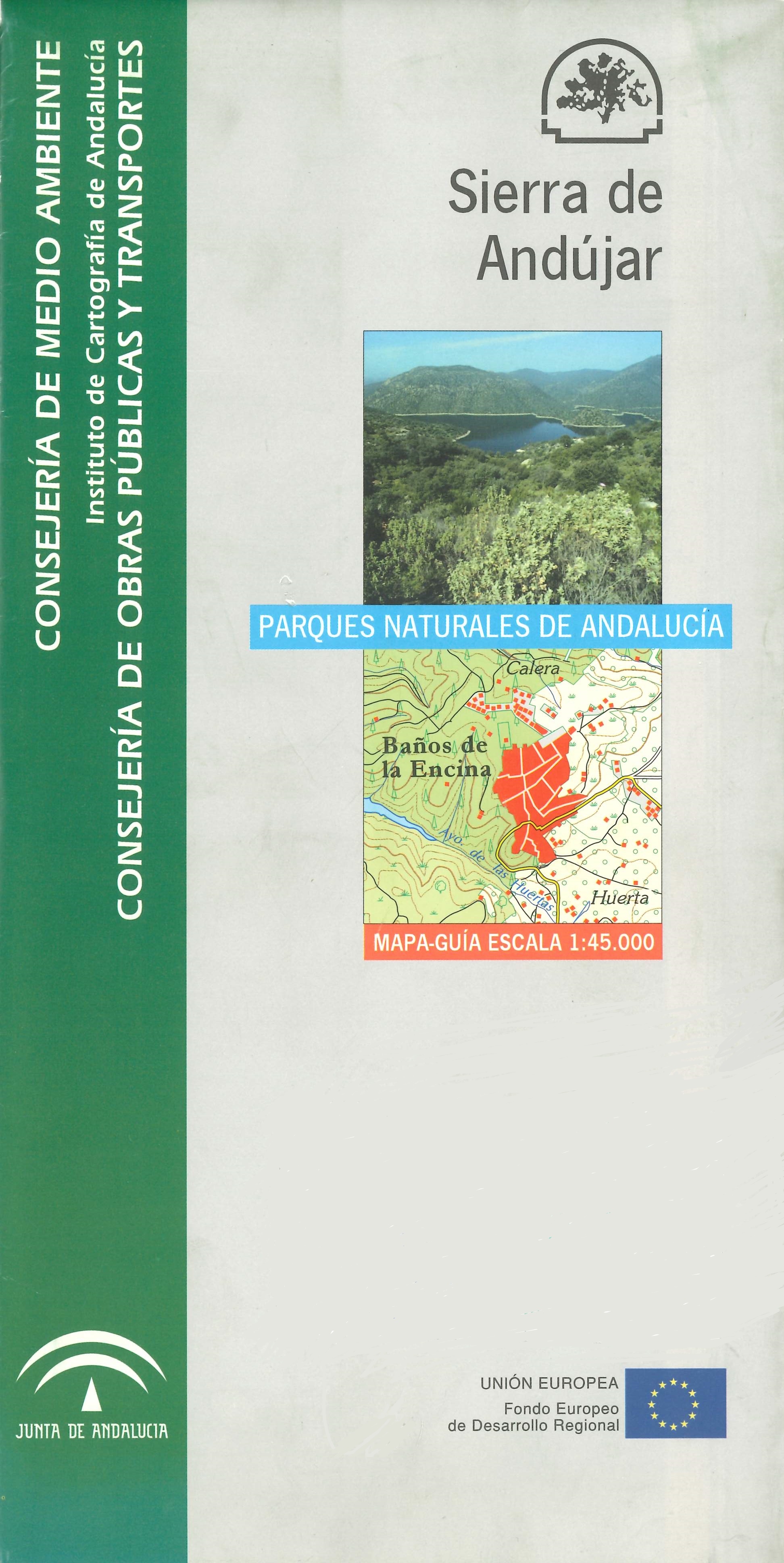 Imagen representativa del mapa Sierra de Andújar: mapa-guía, escala 1:45.000_2006