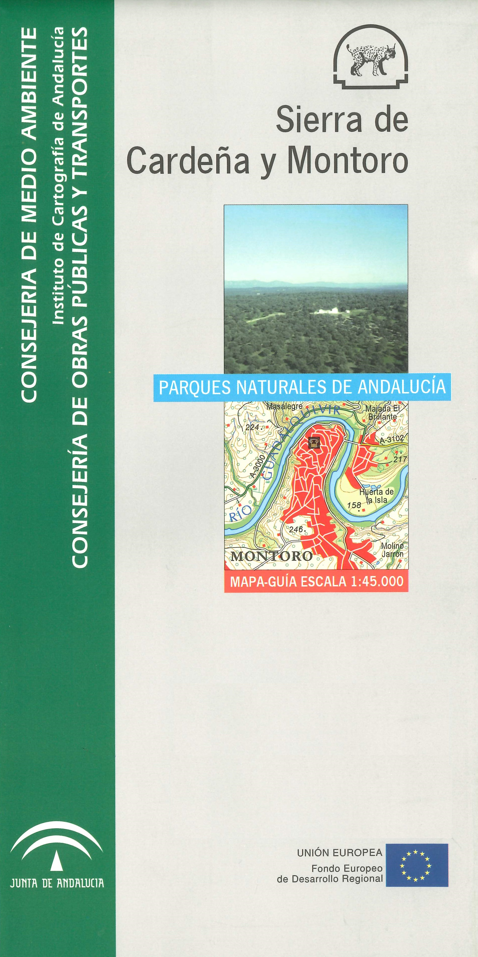 Imagen representativa del mapa Sierra de Cardeña y Montoro: mapa-guía, escala 1:45.000_2006