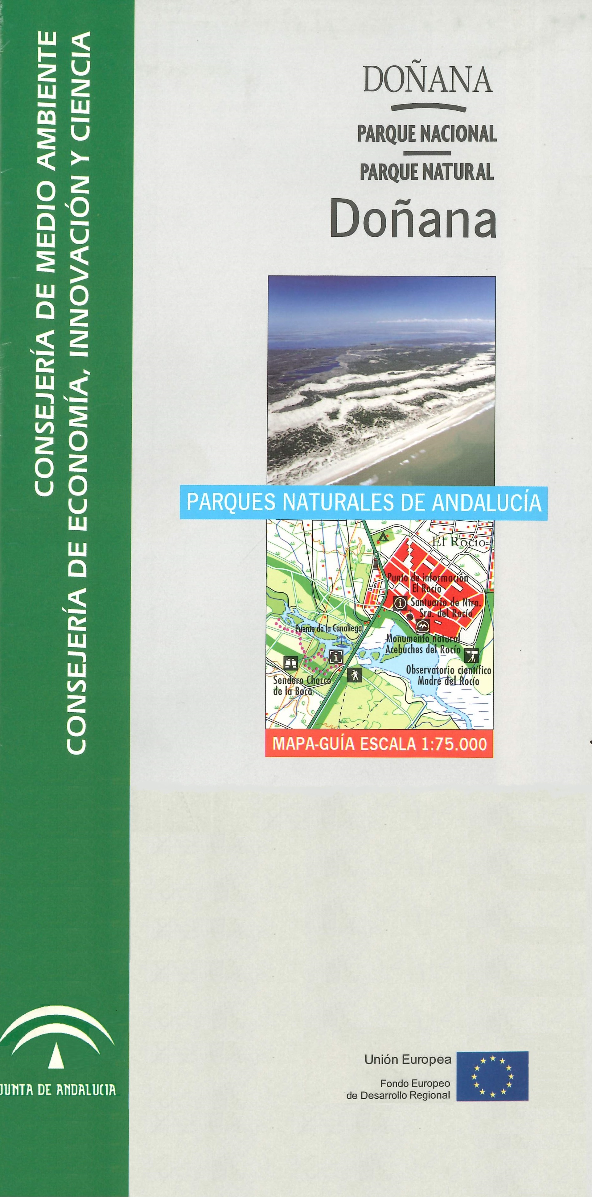 Imagen representativa del mapa Doñana: mapa-guía, escala 1:75.000_2011