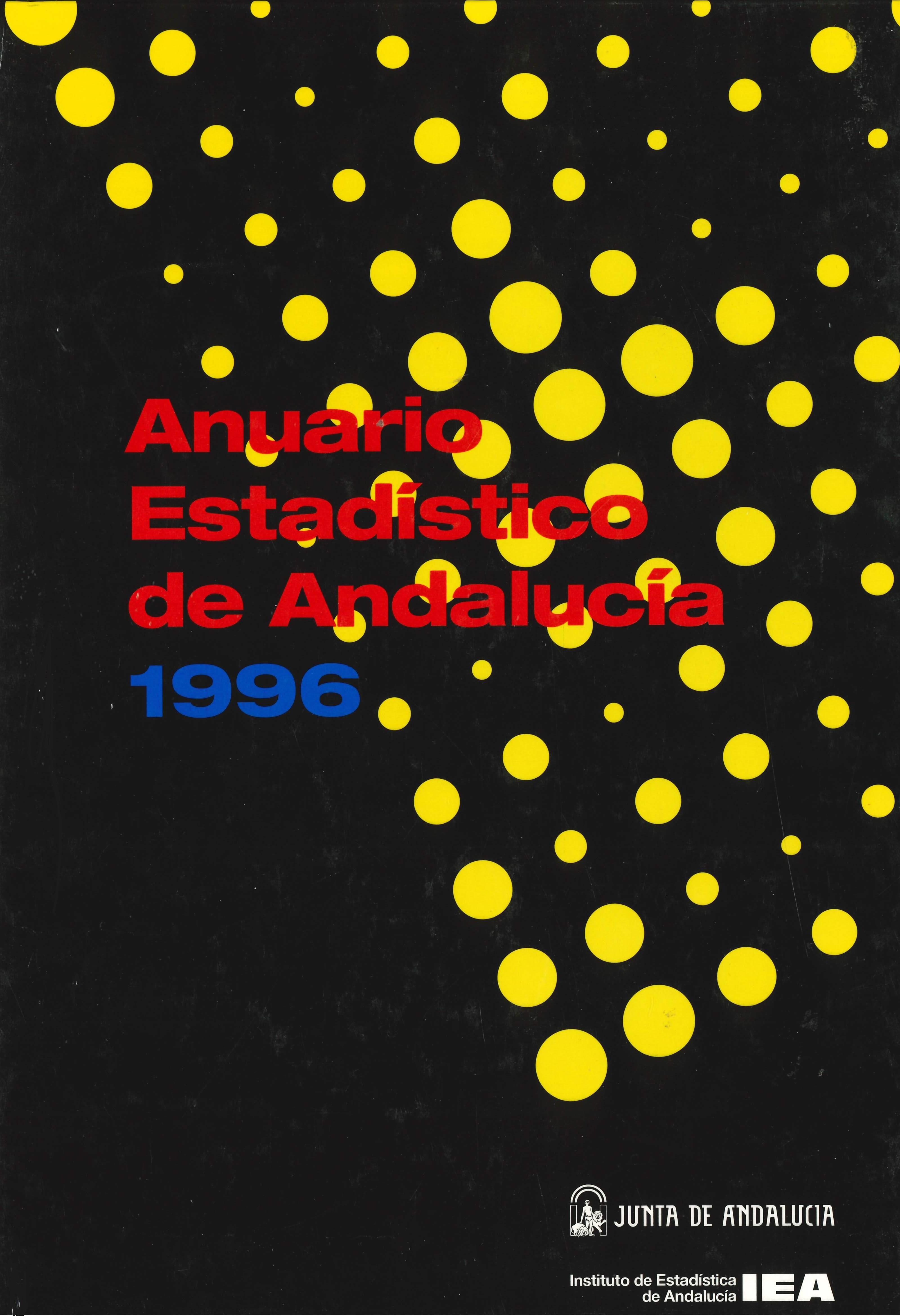 Imagen representativa de la publicación Anuario estadístico de Andalucía 1996