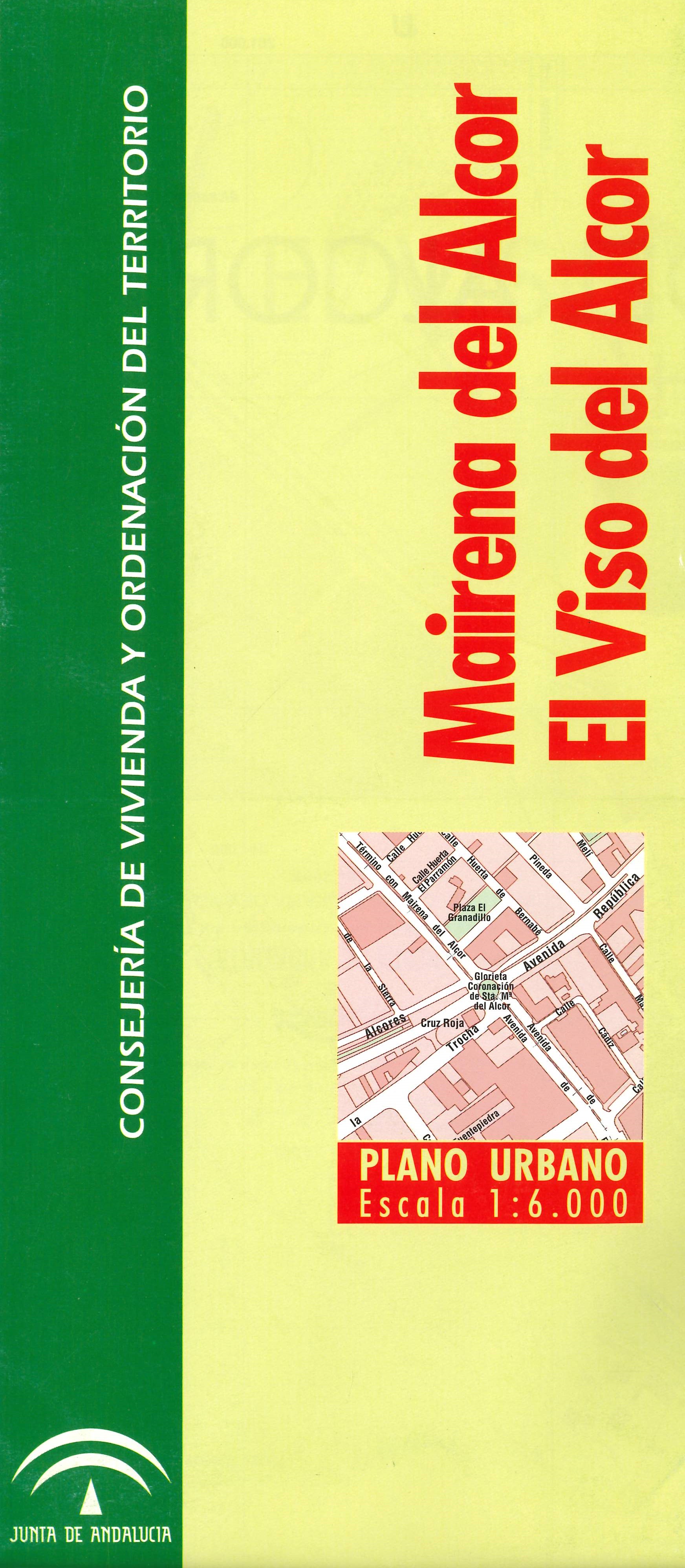 Imagen representativa del mapa Mairena del Alcor, El Viso del Alcor: plano urbano, escala 1:6.000_2009