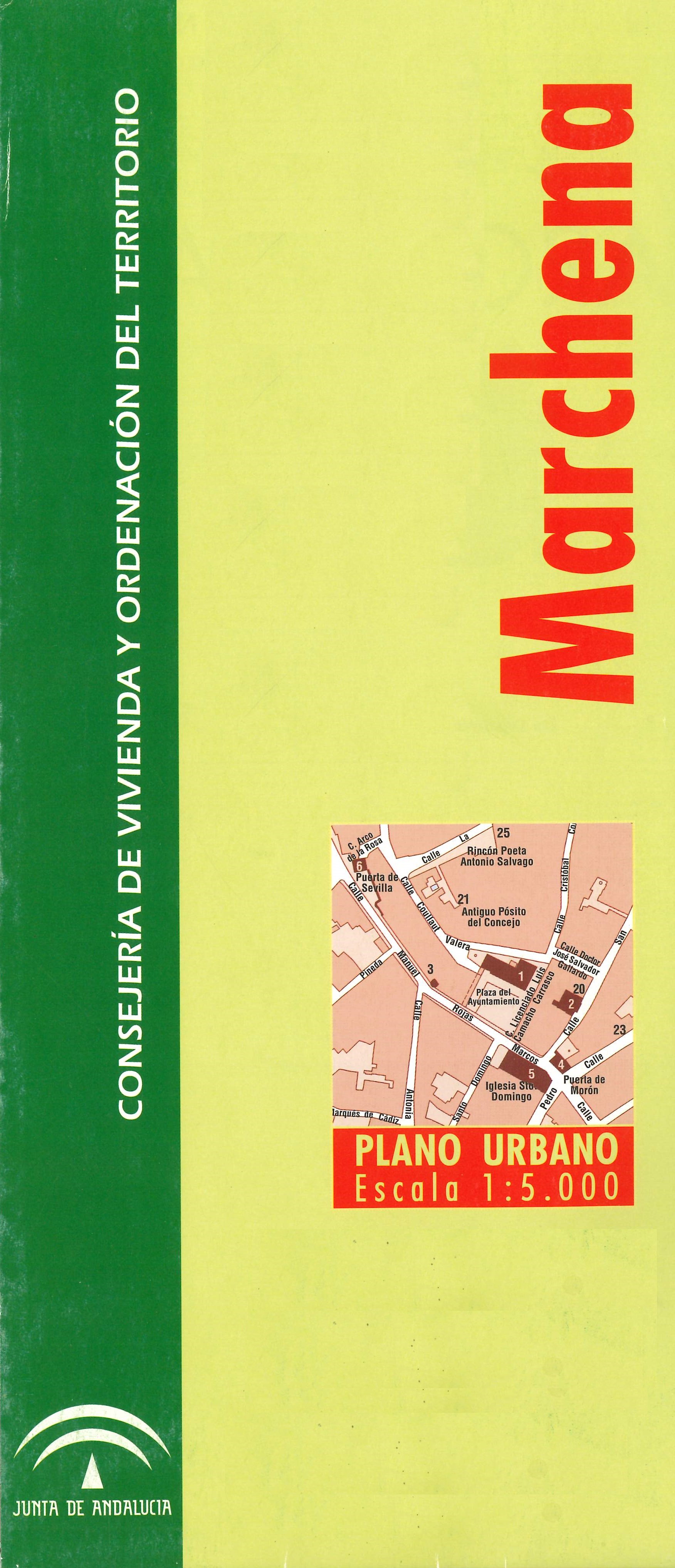 Imagen representativa del mapa Marchena: plano urbano, escala 1:5.000_2008