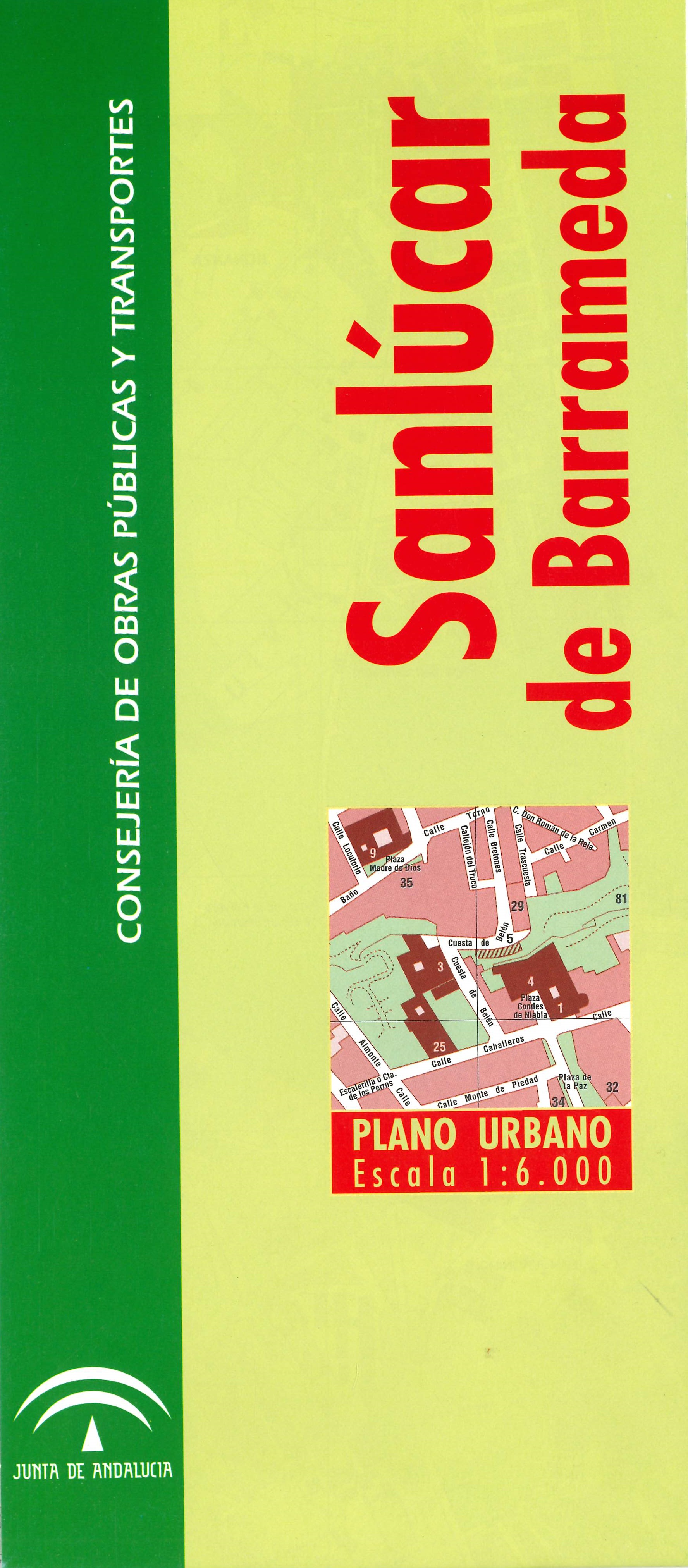 Imagen representativa del mapa Sanlúcar de Barrameda: plano urbano, escala 1:6.000_2004