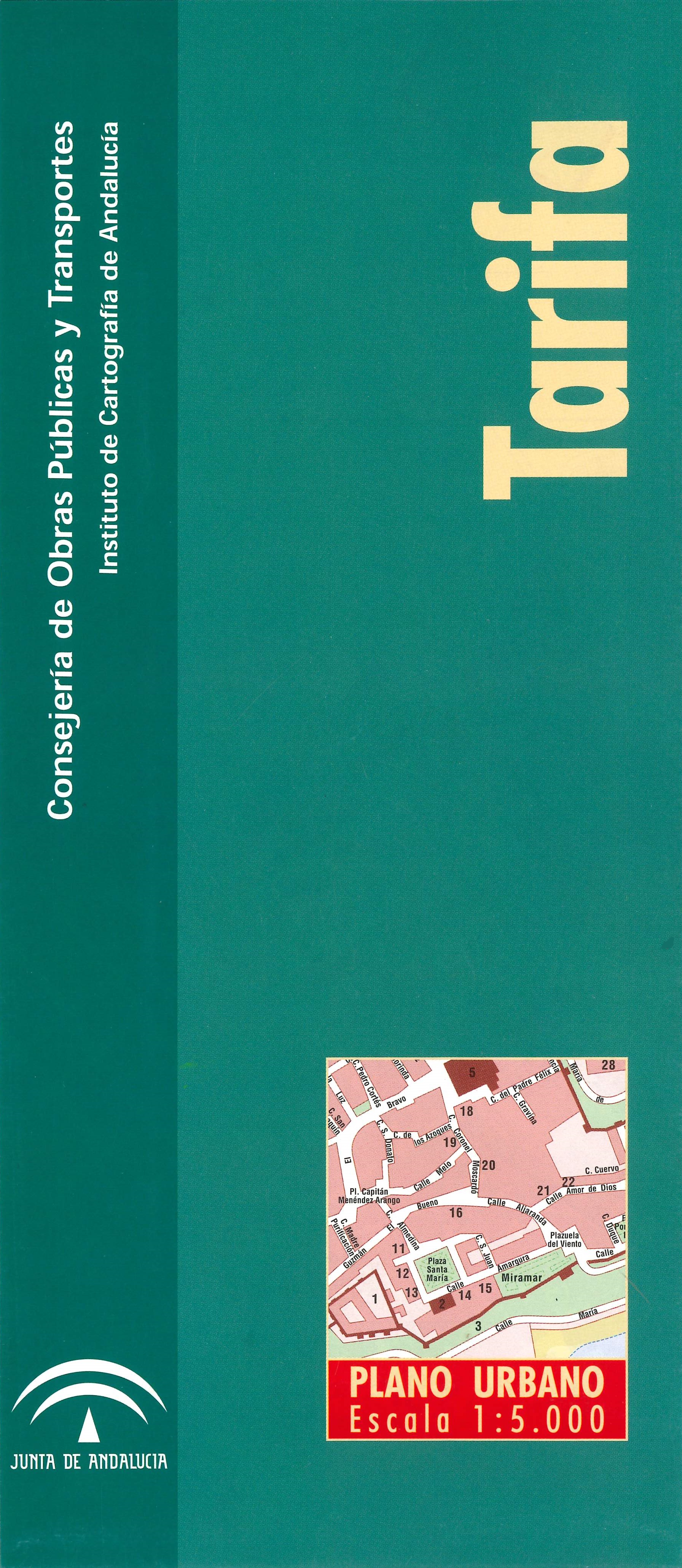 Imagen representativa del mapa Tarifa: plano urbano, escala 1:5.000_1999