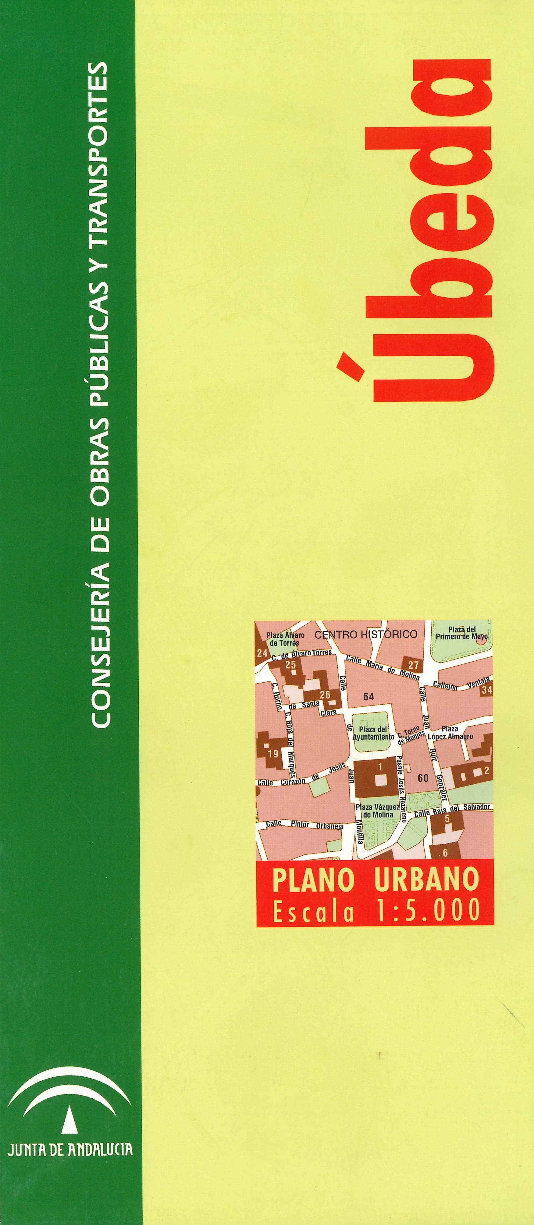 Imagen representativa del mapa Úbeda: plano urbano, escala 1:5.000_2005