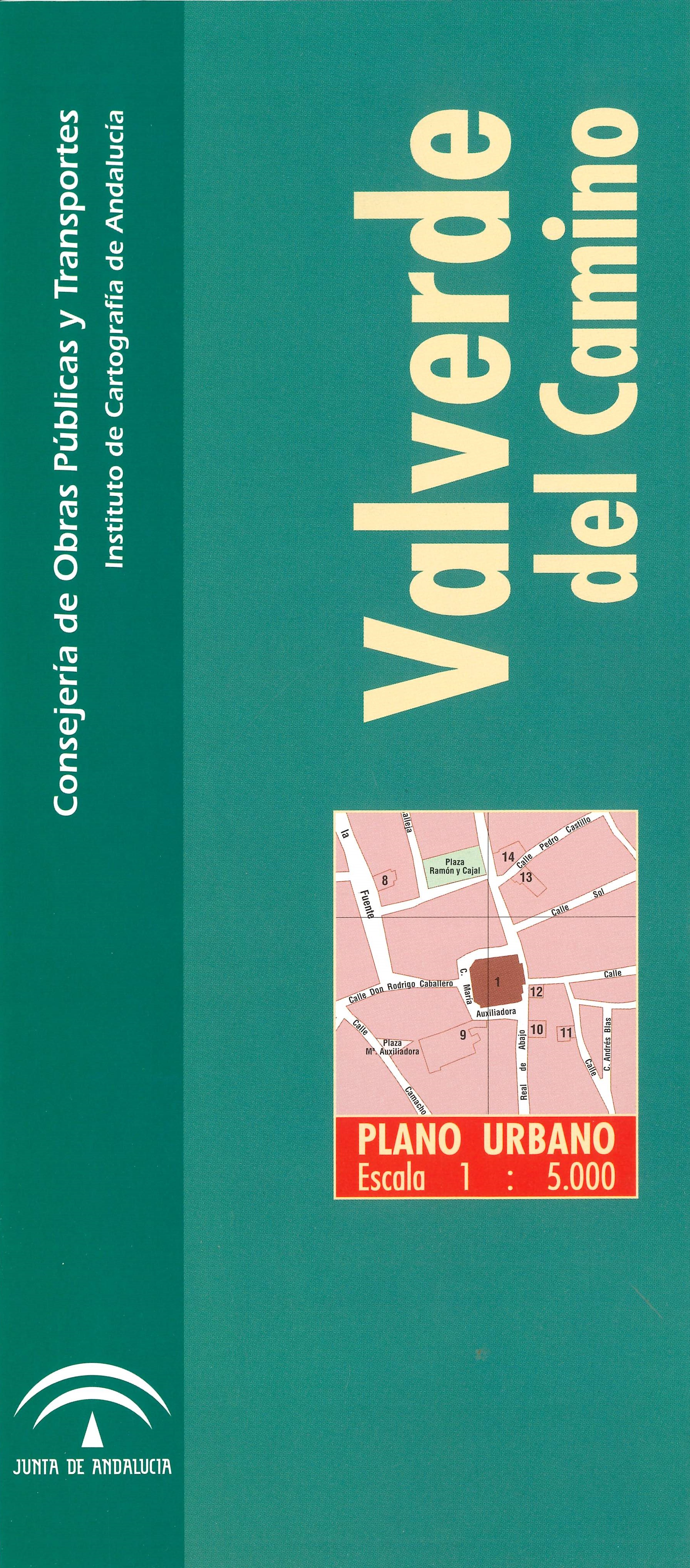 Imagen representativa del mapa Valverde del Camino: plano urbano, escala 1:5.000_1999