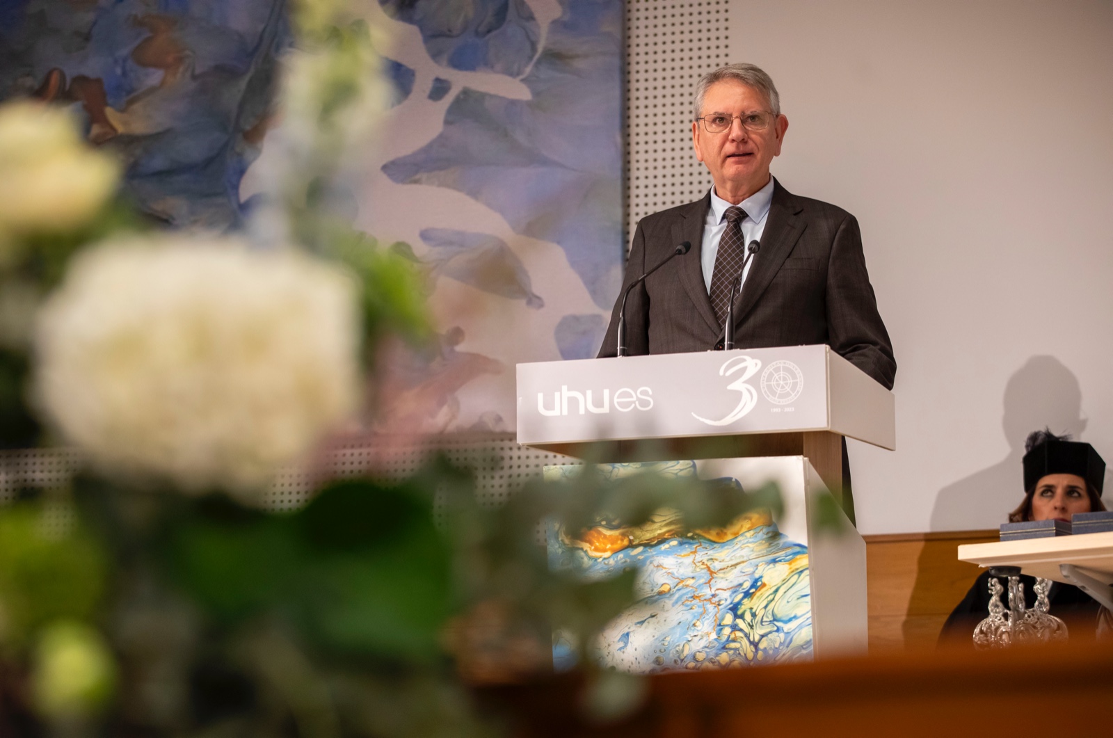 El director general de Coordinación Universitaria en el acto del Día de la Universidad de Huelva