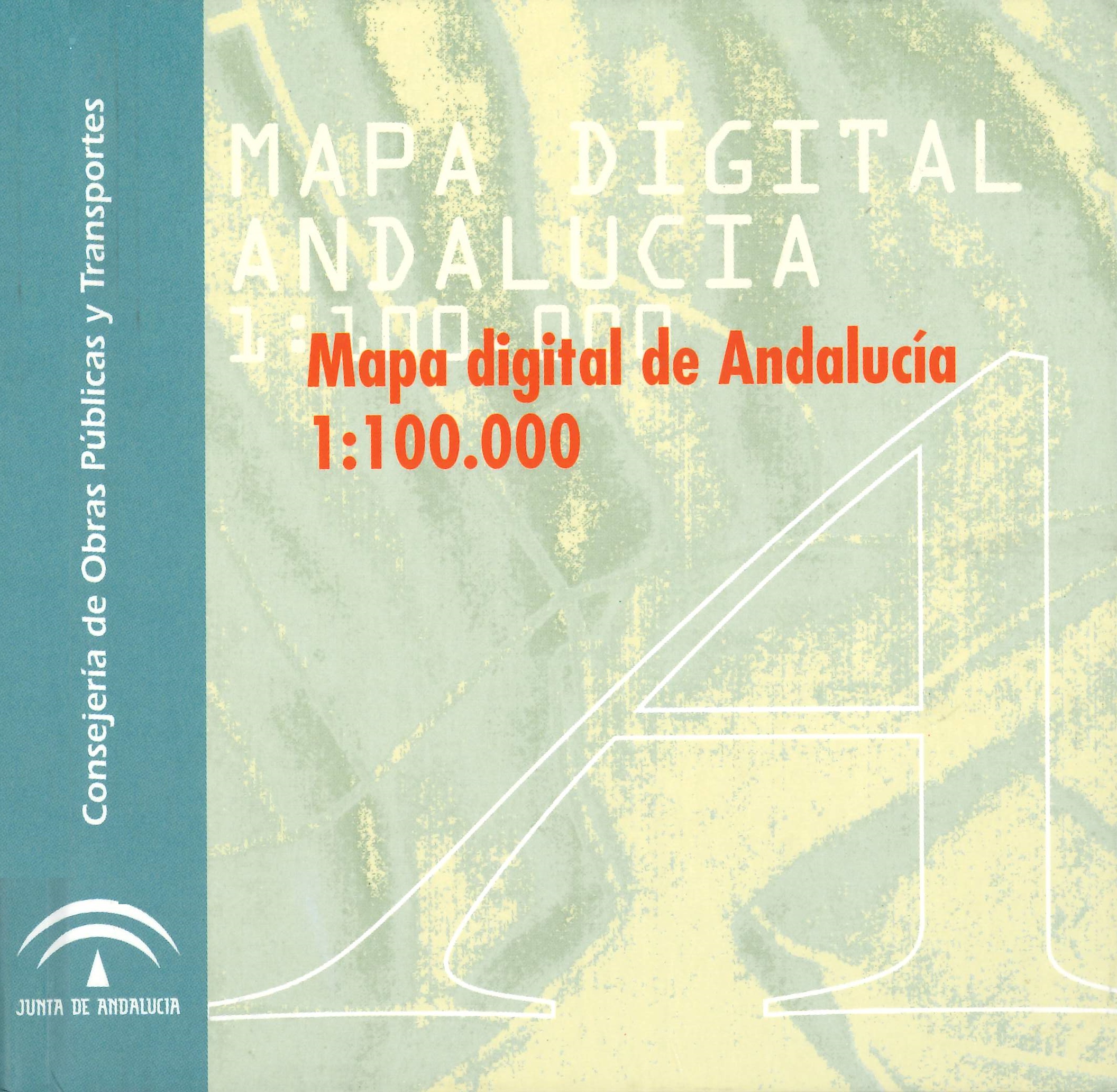 Imagen representativa del Mapa digital de Andalucía 1:100.000