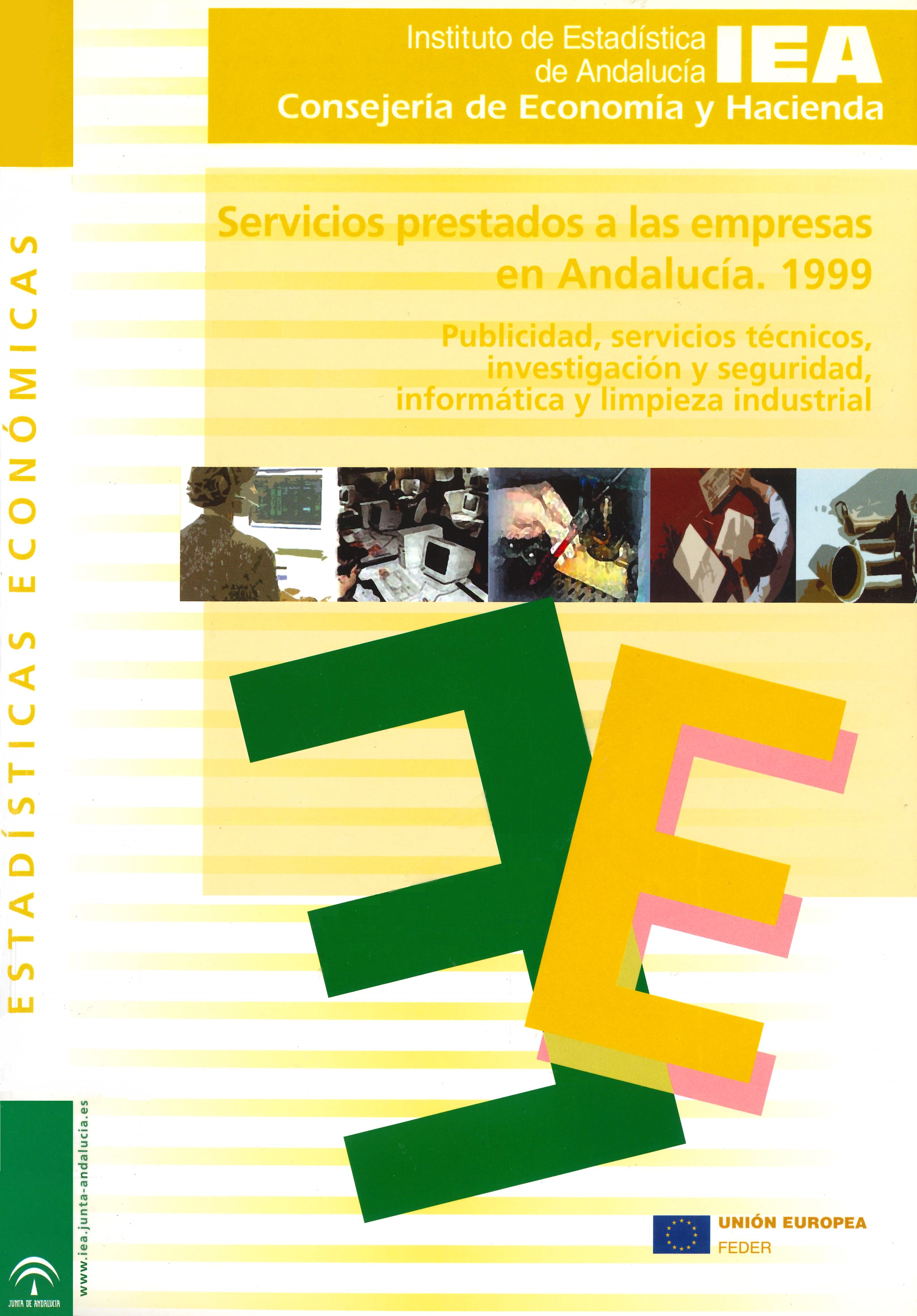 Imagen representativa de la publicación Servicios prestados a las empresas en Andalucía 1999