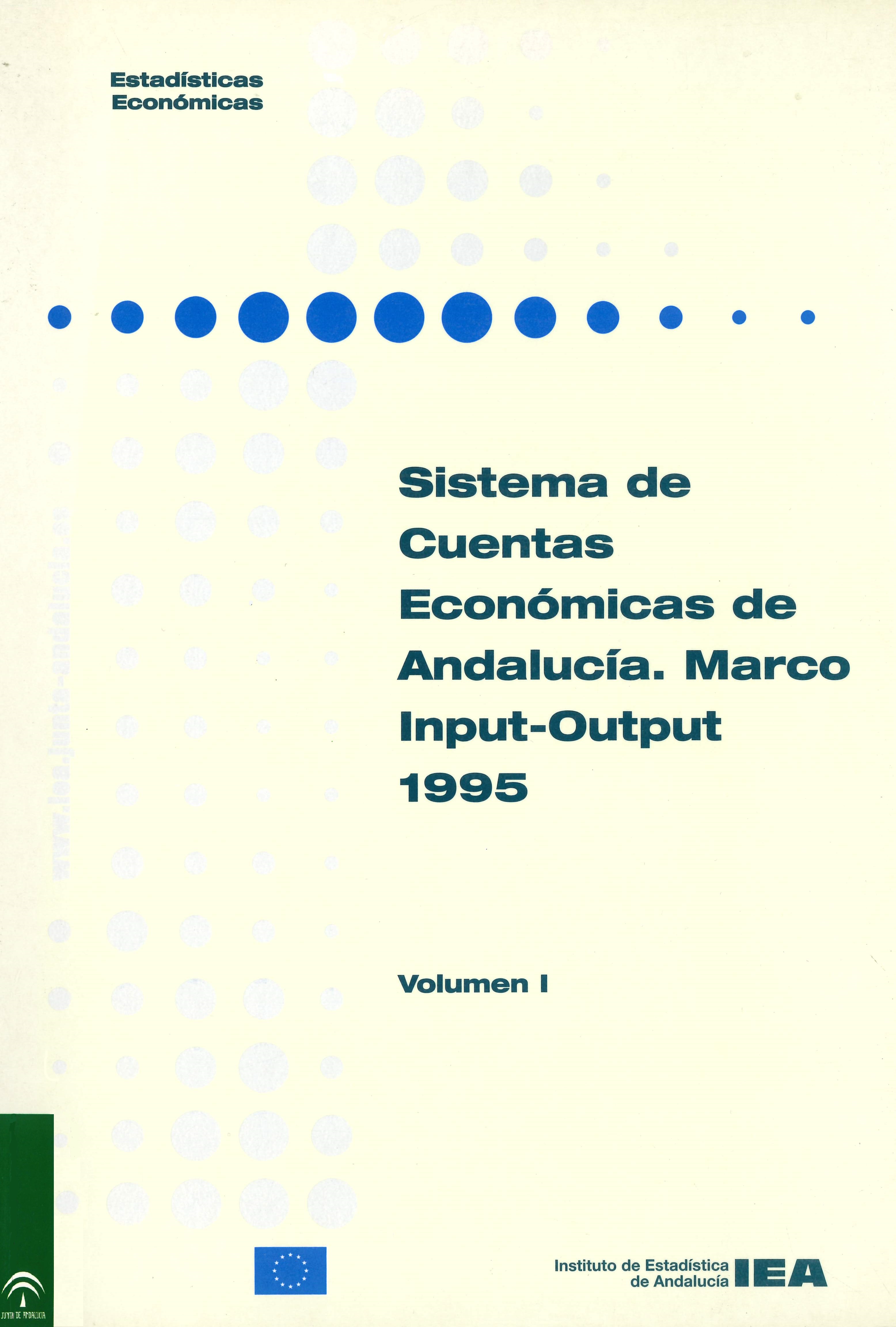 Imagen representativa de la publicación Sistema de cuentas económicas de Andalucía: marco input-output 1995