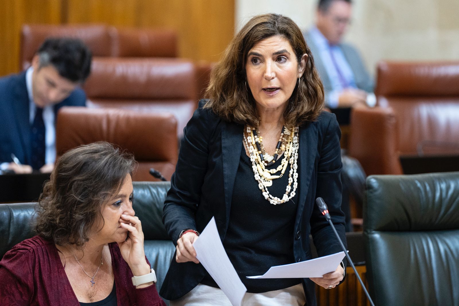 Rocío Blanco en el Parlamento