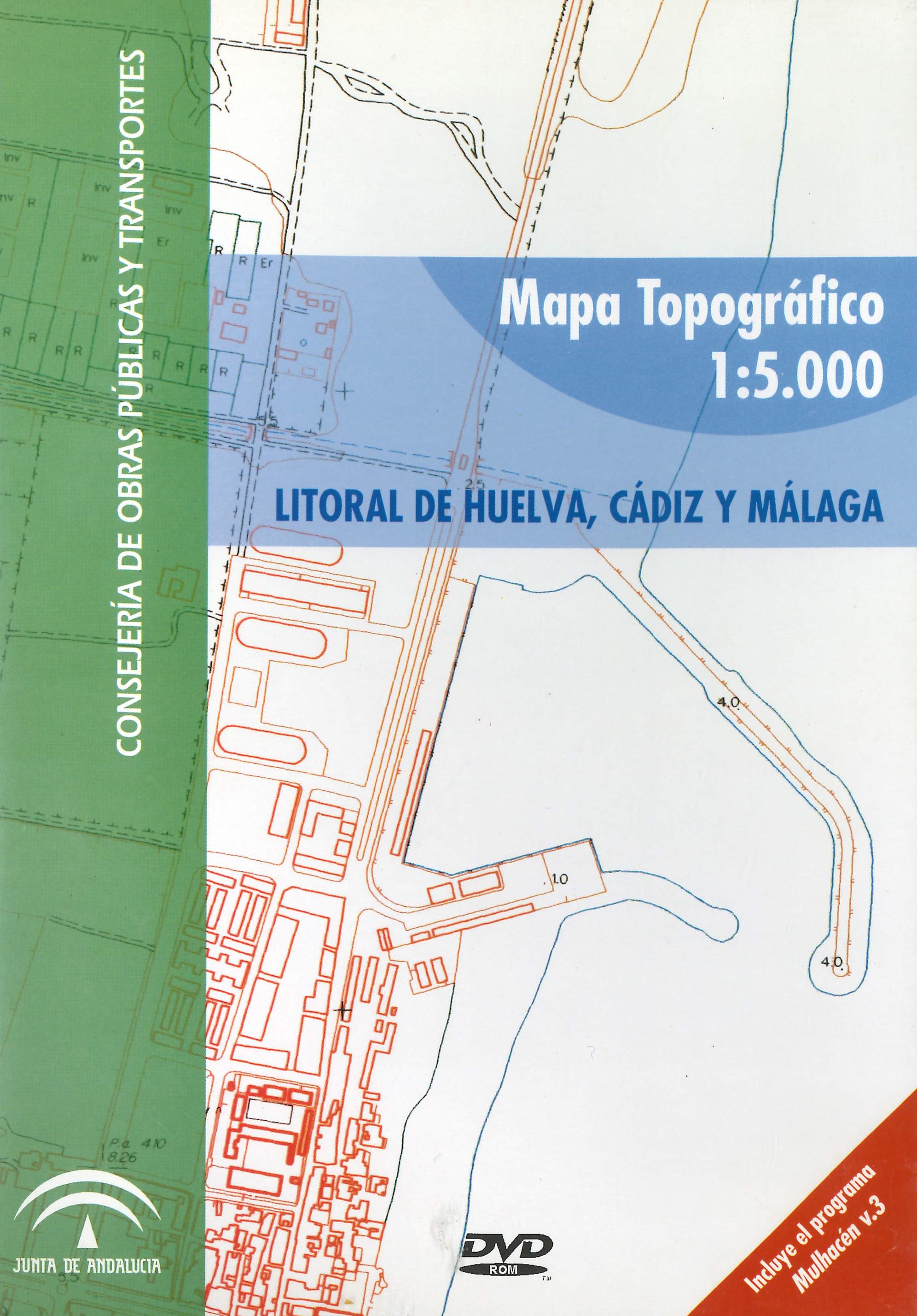 Imagen representativa de la publicación Mapa Topográfico 1:5.000: litoral de Huelva, Cádiz y Málaga