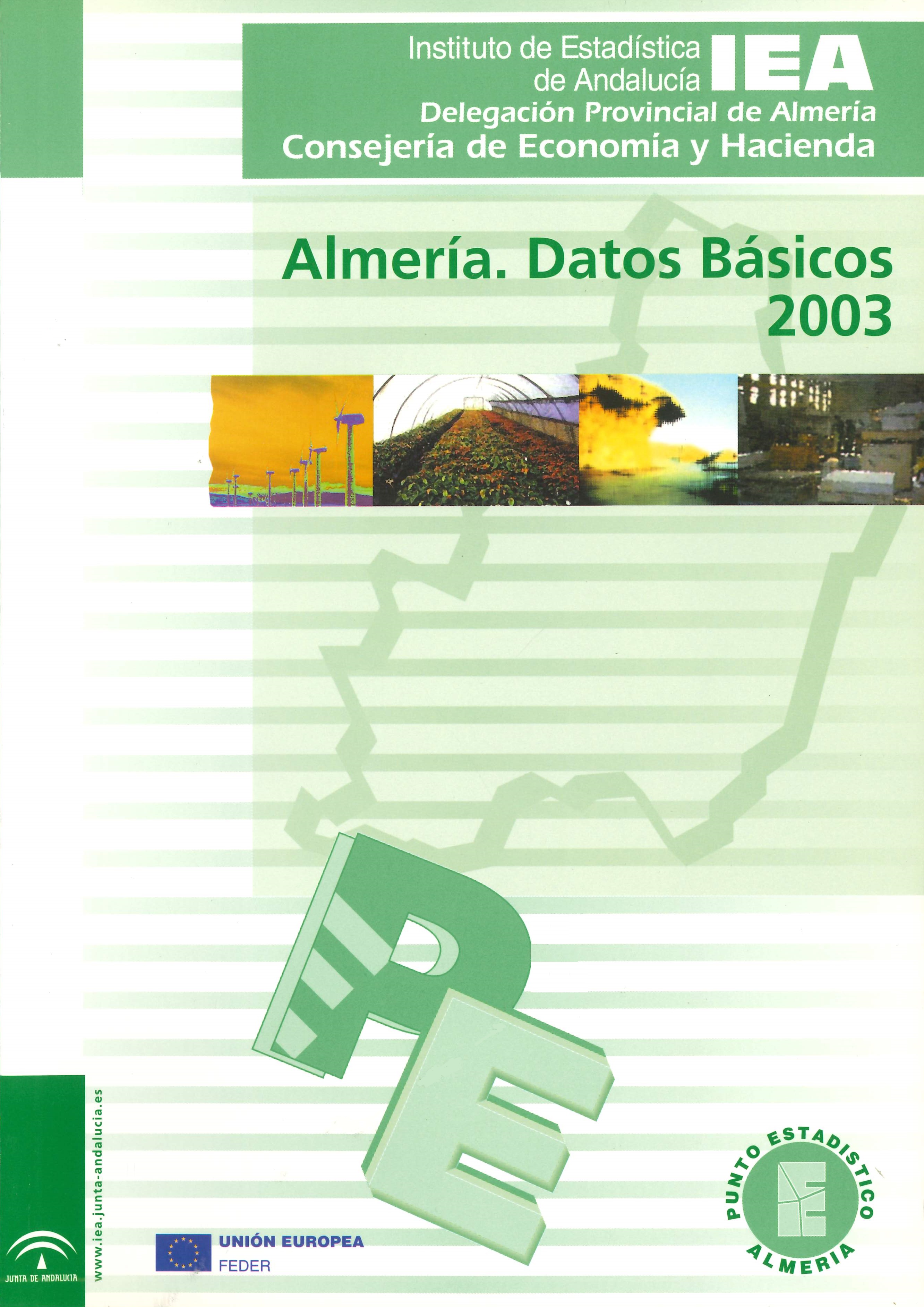 Imagen representativa de la publicación Almería: datos básicos 2003