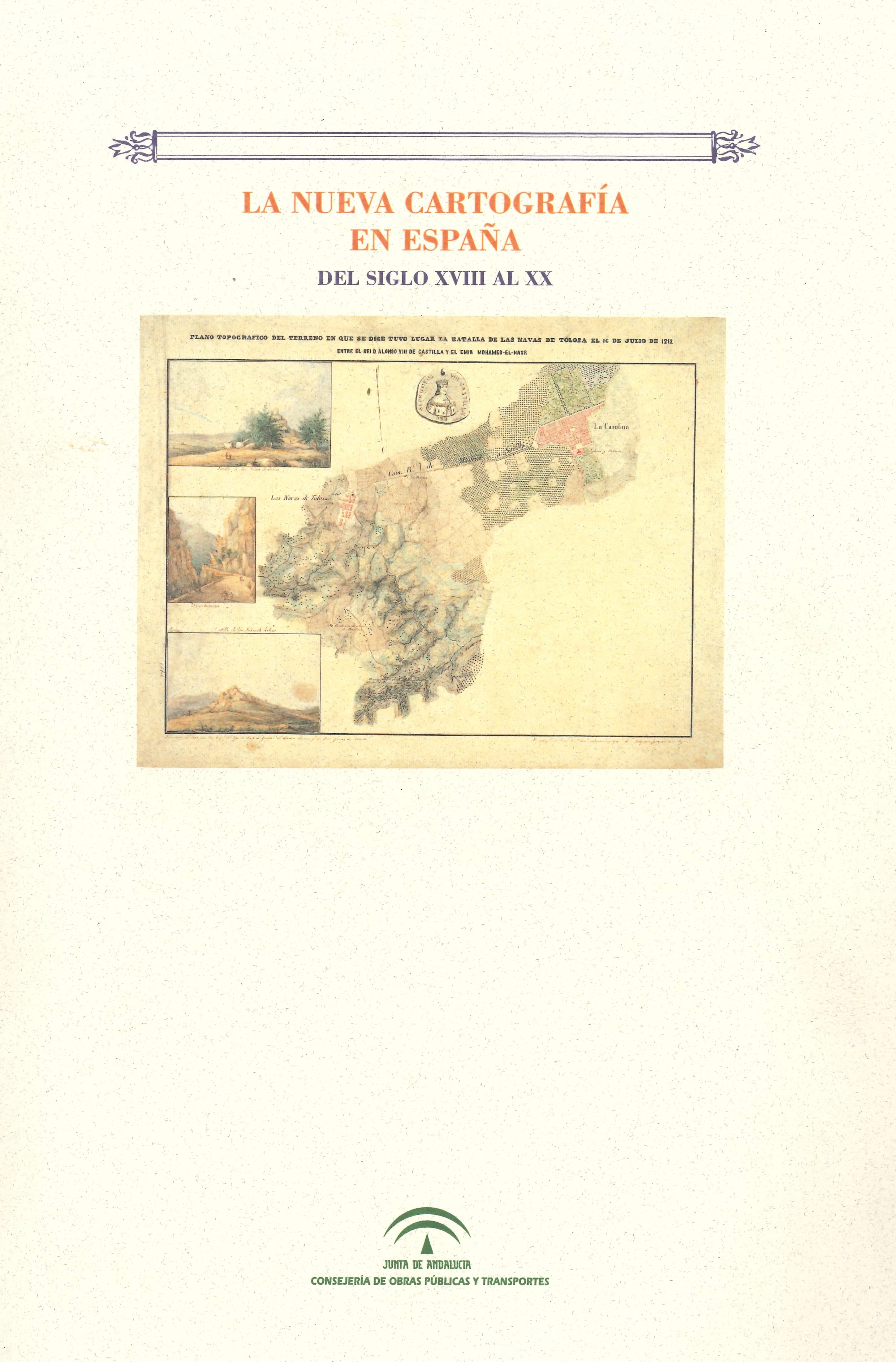 Imagen representativa de la publicación Catálogo de la exposición "La nueva cartografía en España. Del siglo XVIII al XX"