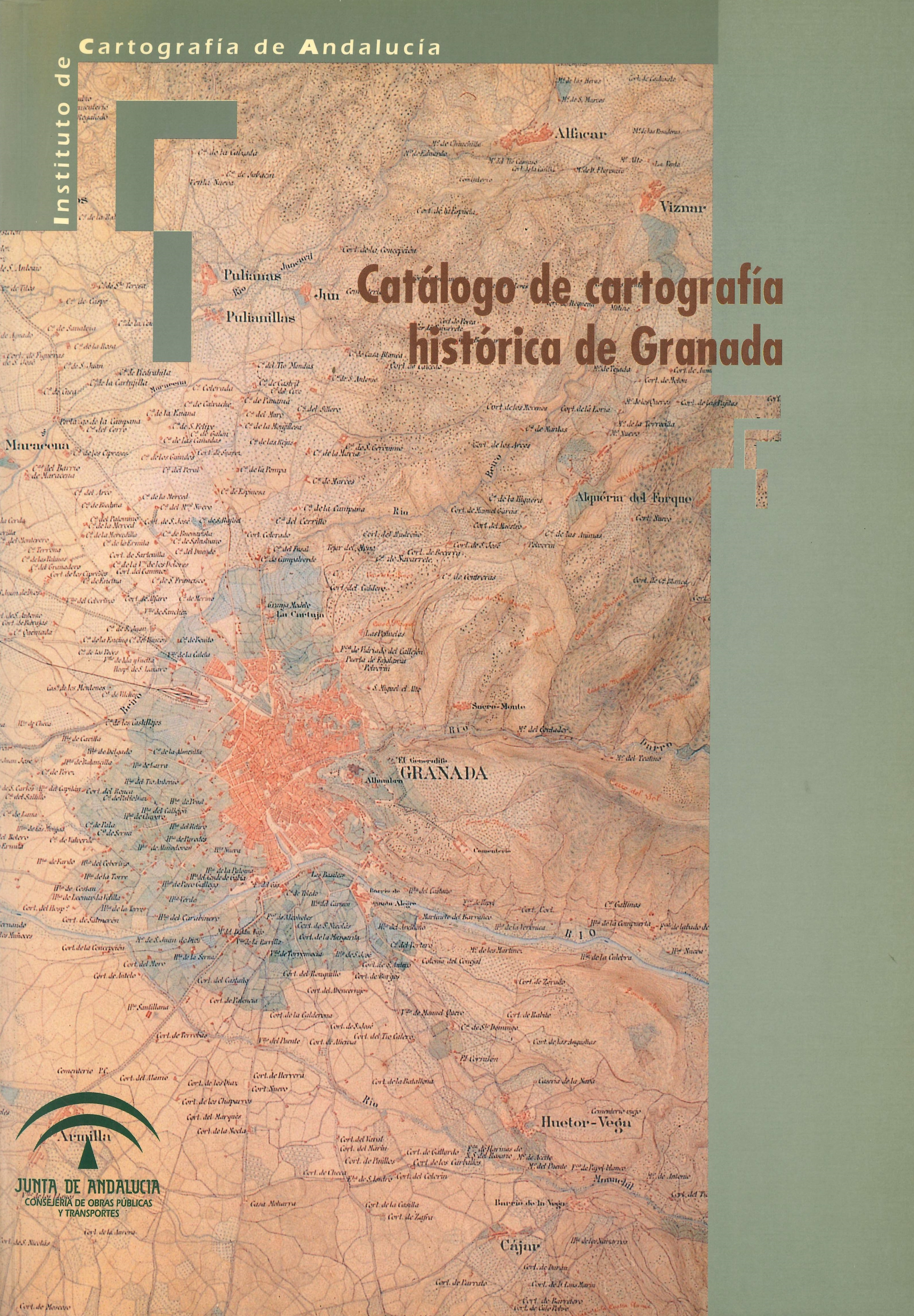 Imagen representativa de la publicación Catálogo de cartografía histórica de Granada