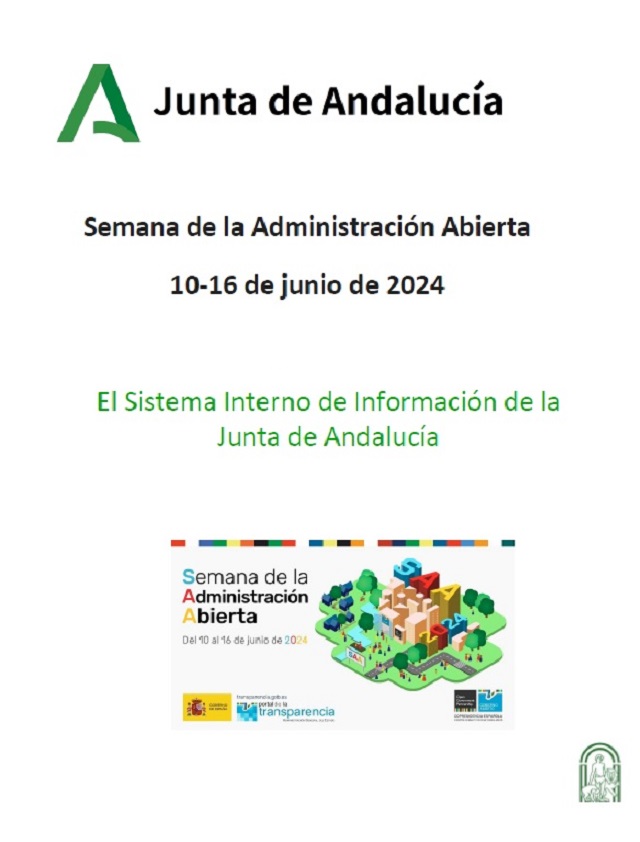 Portada del Informe del Sistema Interno de Información